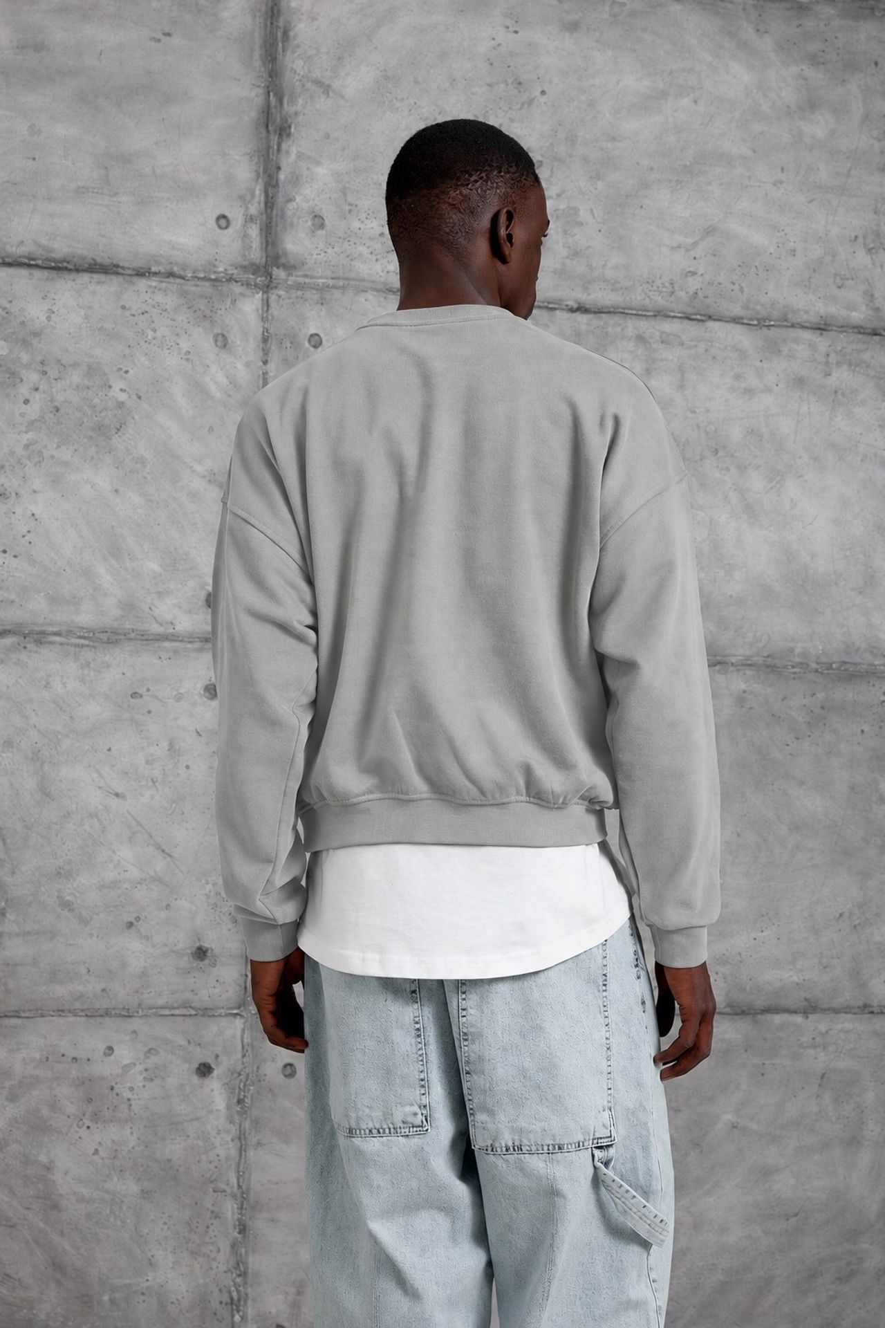 NOMARC Rahat Bisiklet Yaka Uzun Kollu Sweatshirt 5