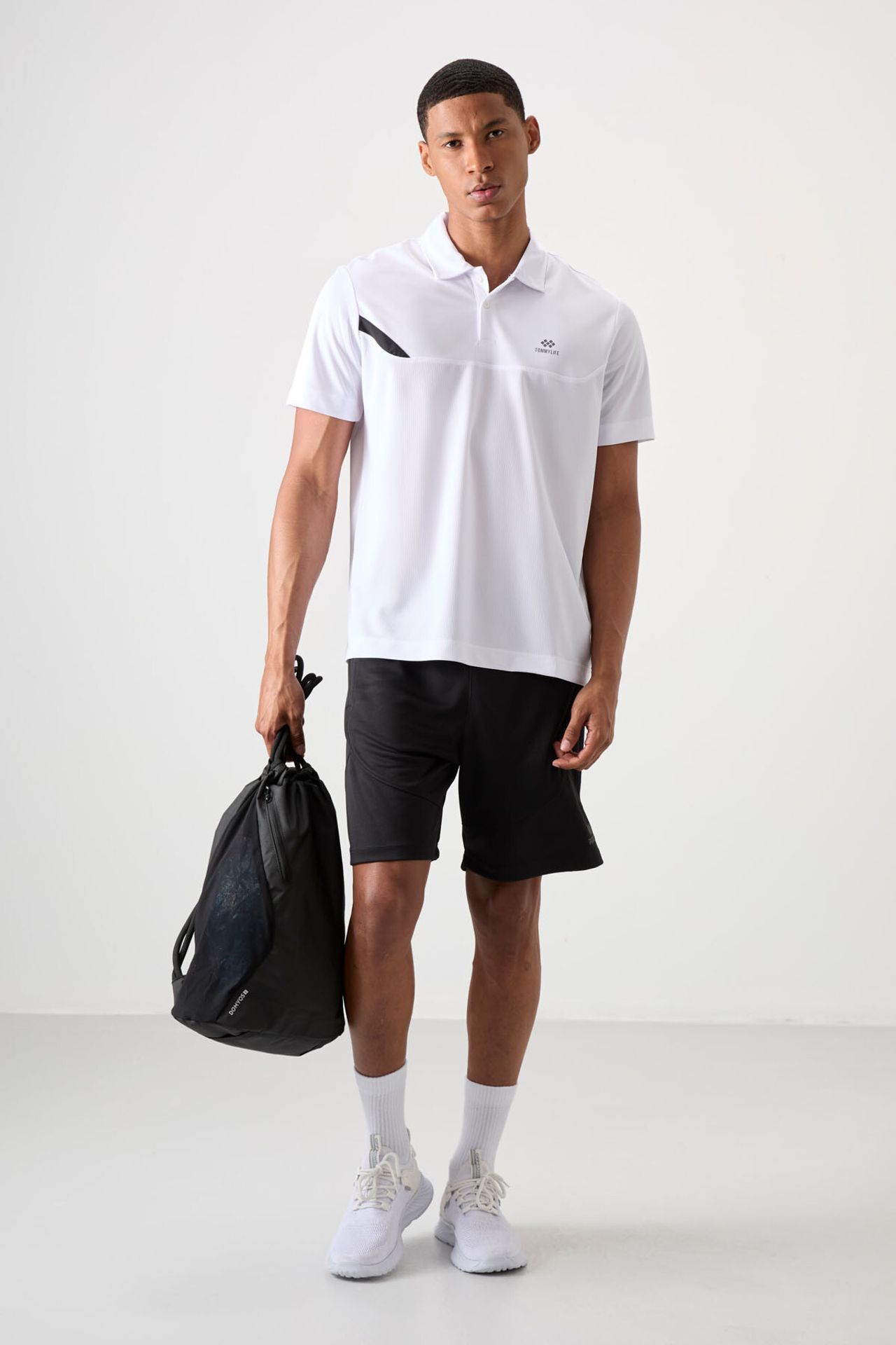 TOMMY Men's Polo Collar Short Sleeve T-Shirt 4