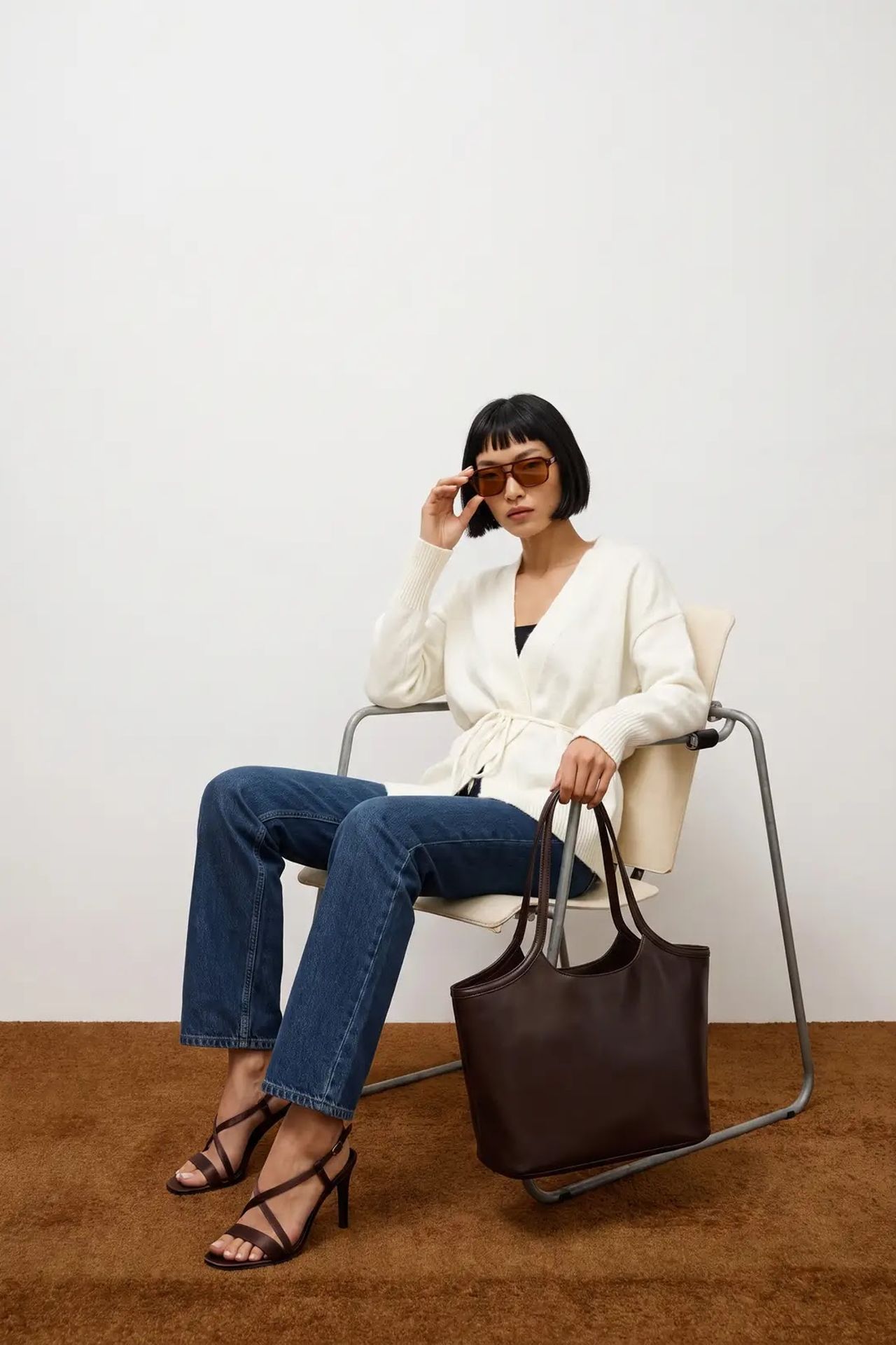 MY FASHION Normal Kesim Açık Ön Örgü Hırka 2