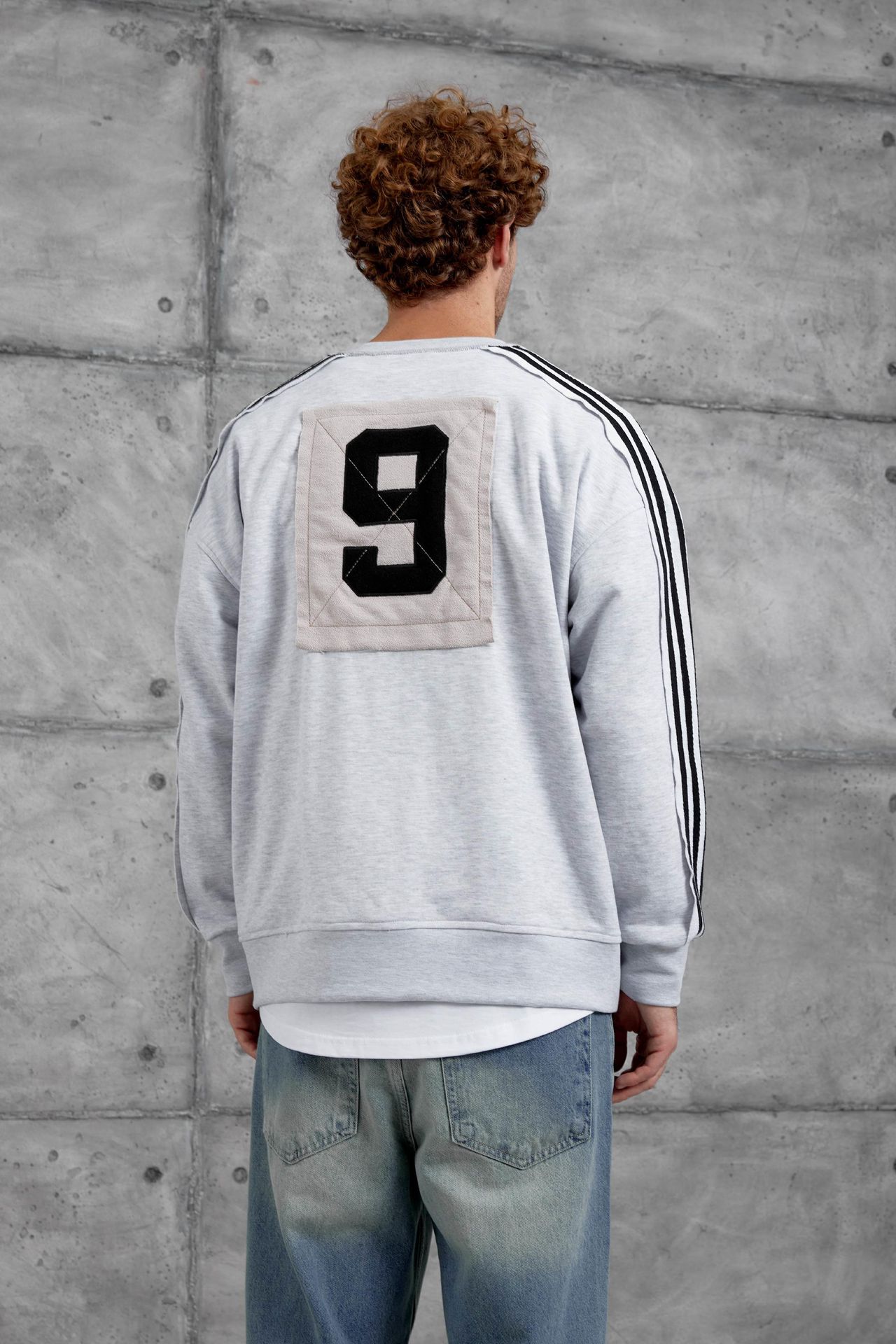 NOMARC Rahat Kesimli Bisiklet Yaka Sweatshirt 1