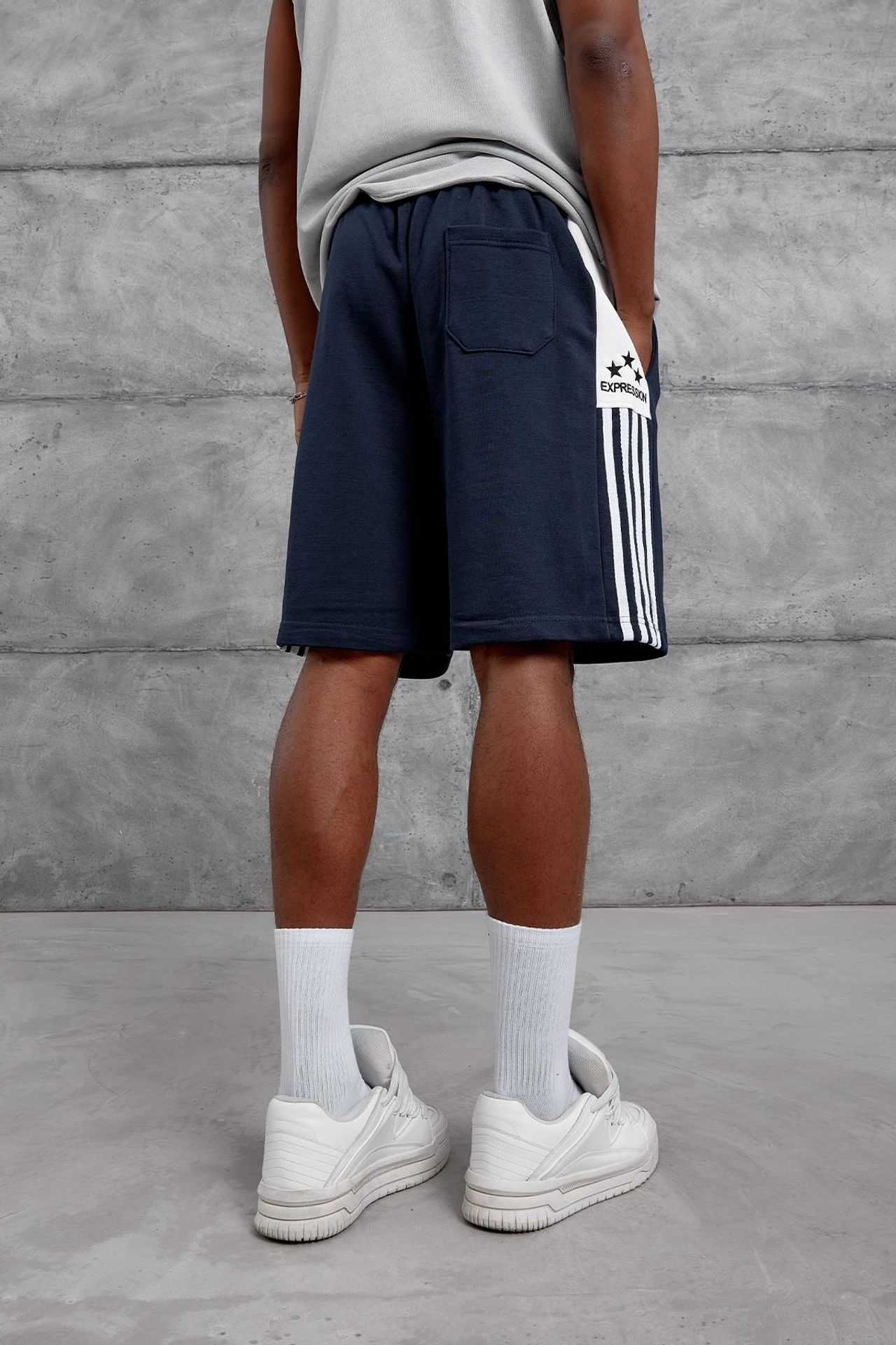 NOMARC Oversize Düz Paça Sweat Şort 6