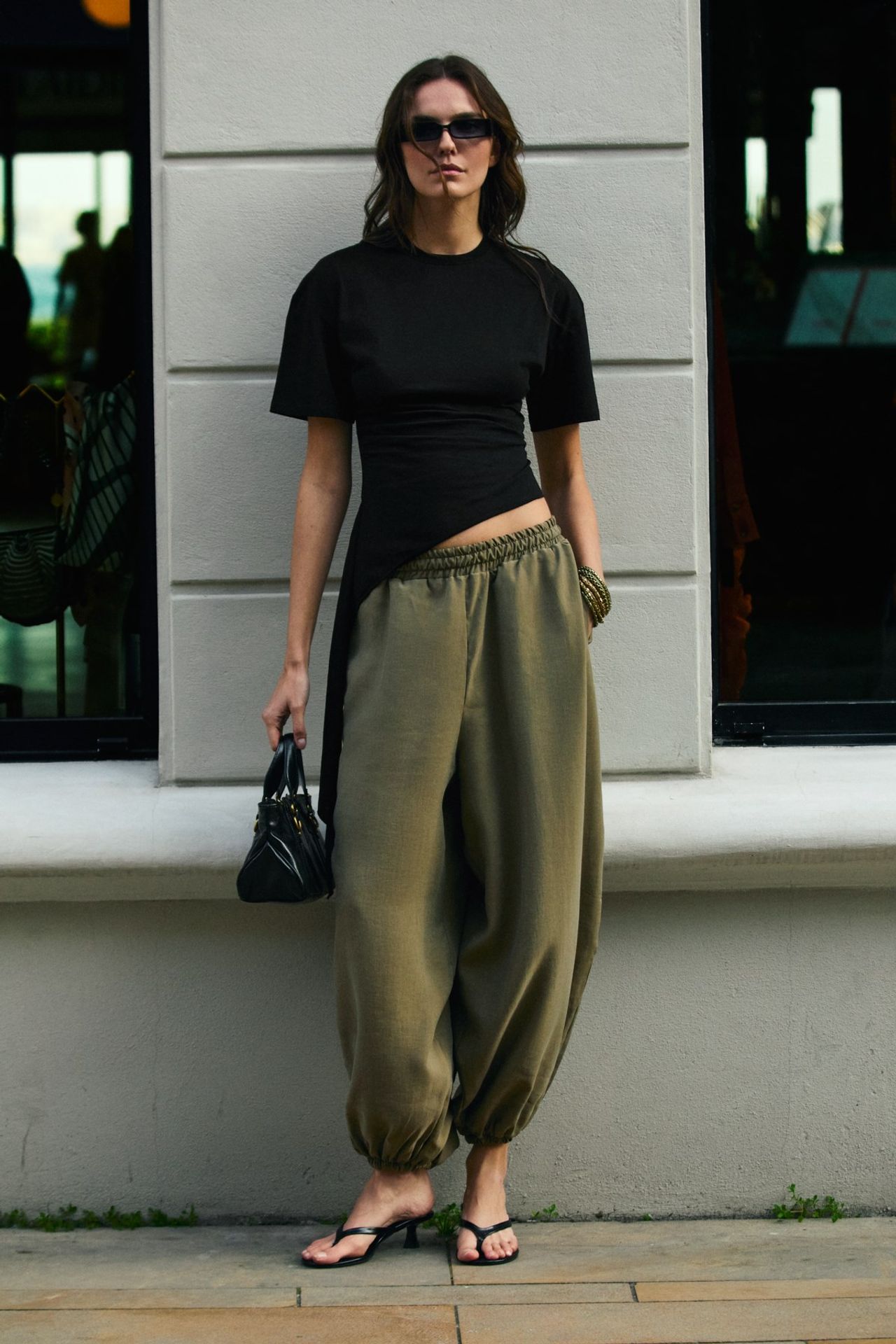 GRIMELANGE Classic-Cut Crew Neck Blouse 1