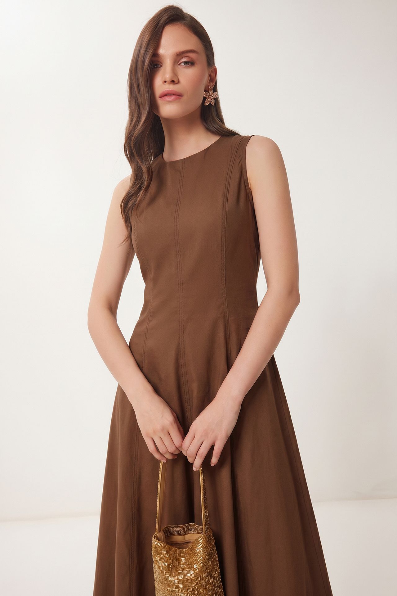 ISTANBUL Cotton-Blend Maxi Dress 3