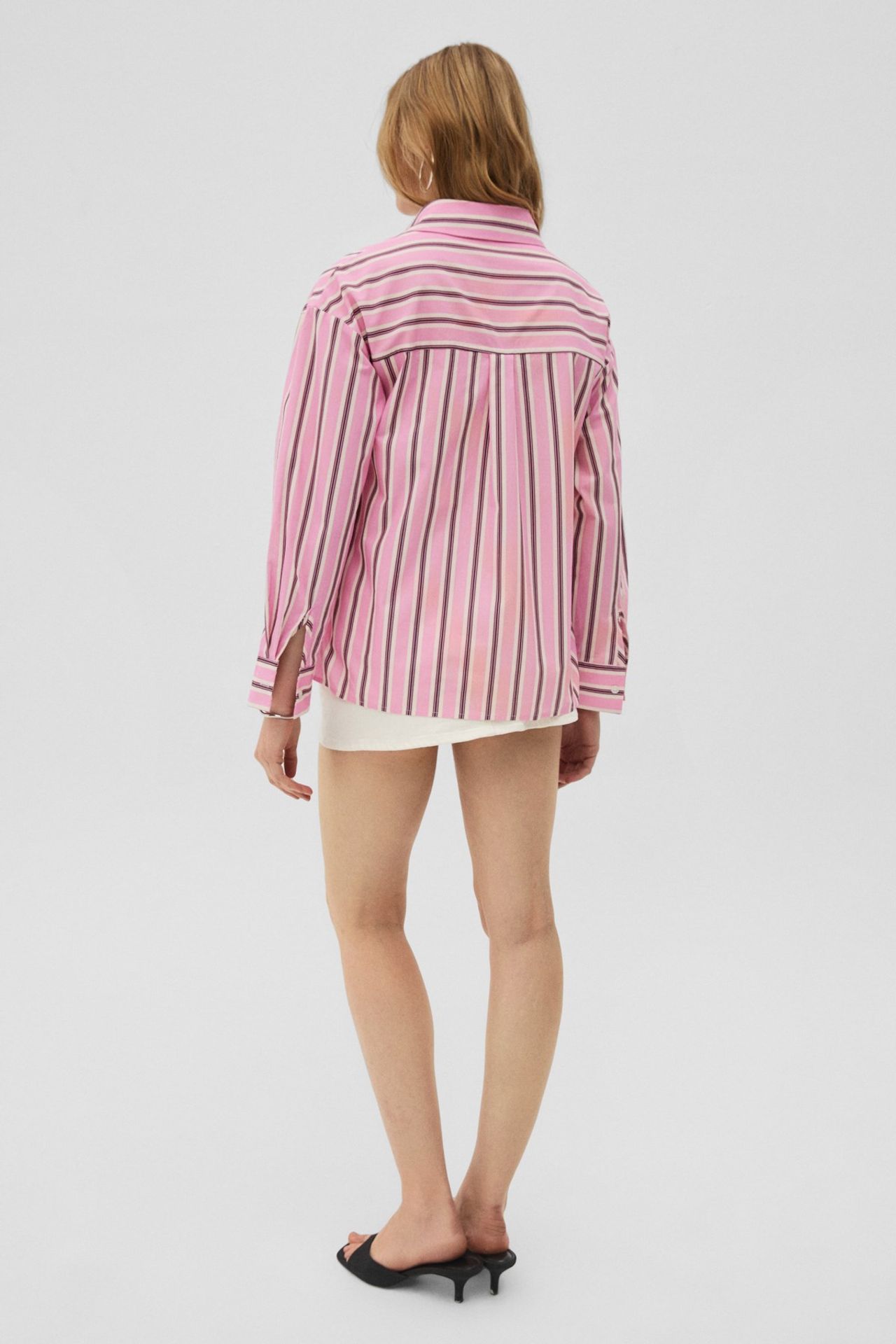 GRIMELANGE Oversized Striped Button Shirt 6