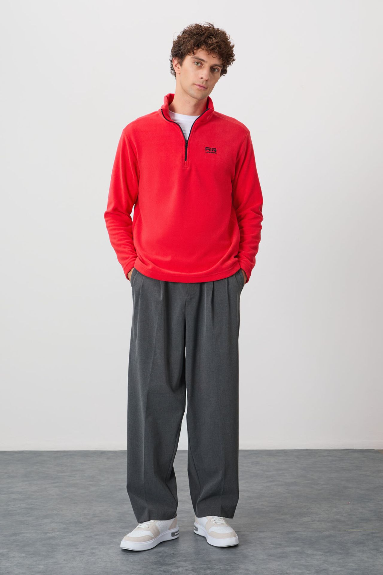 TOMMY Men's Plush Half-Zip Sweatshirt 5