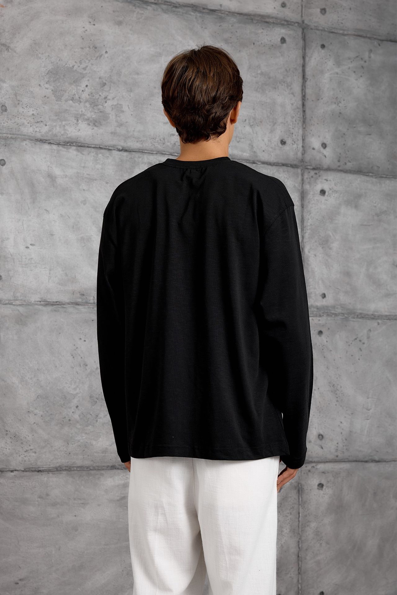 NOMARC Uzun Kollu Bisiklet Yaka Sweatshirt 3