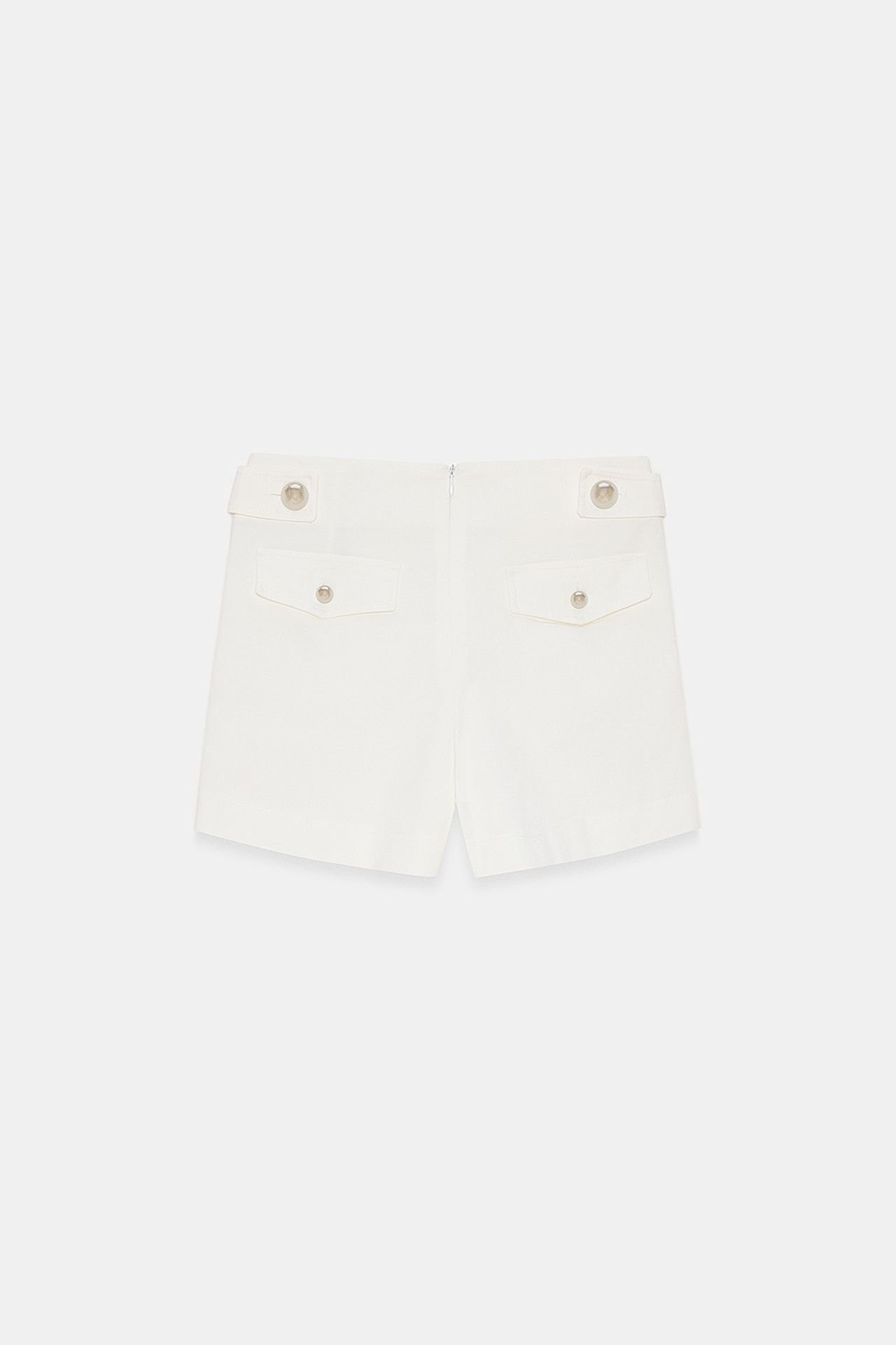 DILVIN High-Waist Tailored Cotton Shorts 7