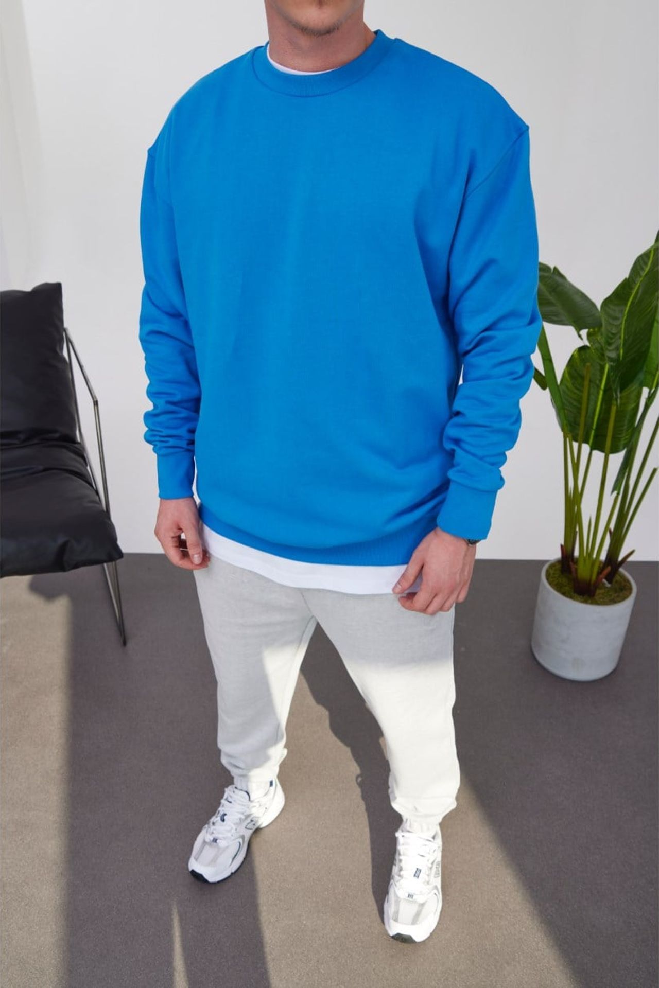 NOMARC Sıfır Yaka Uzun Kollu Sweatshirt 2