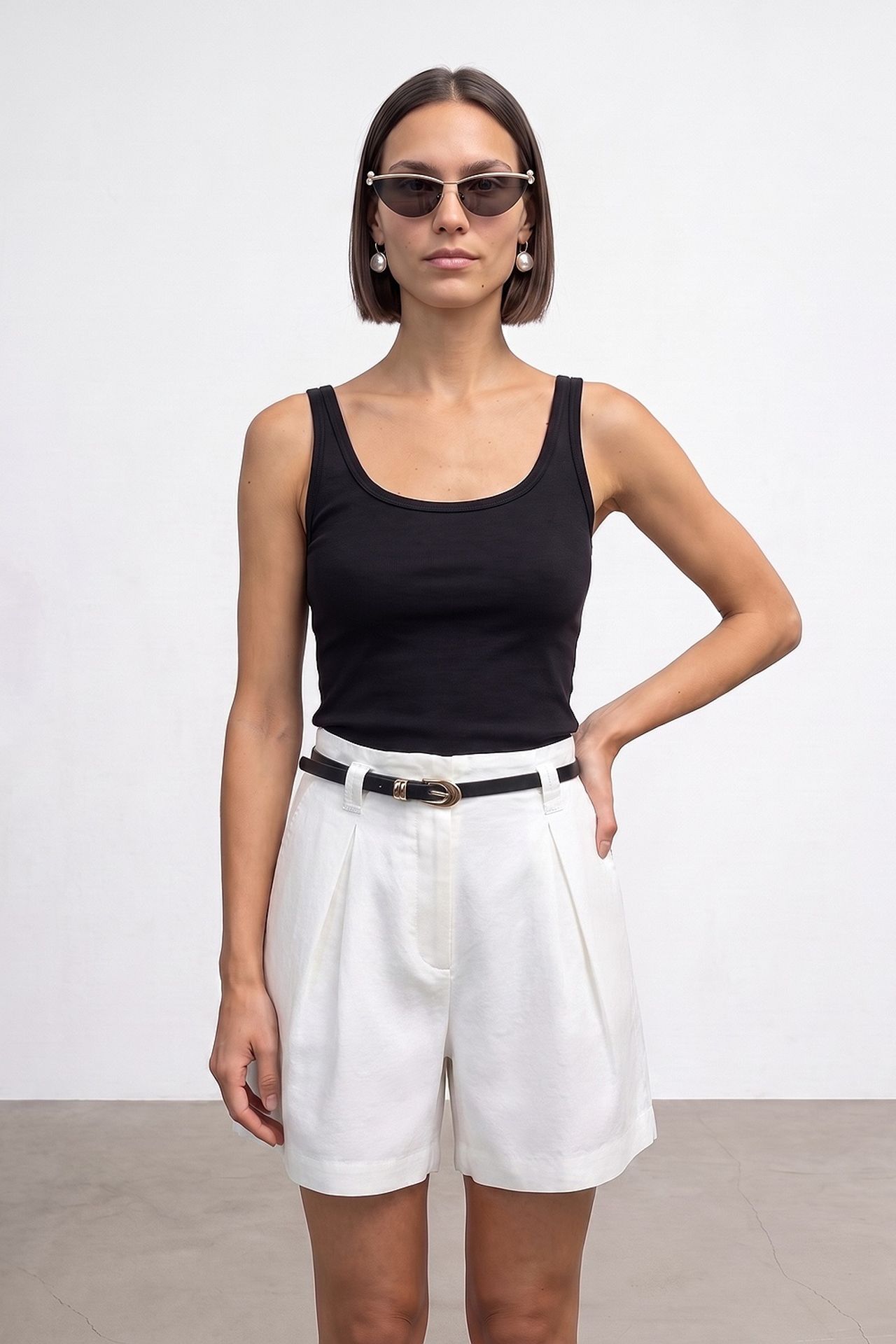DILVIN Ribbed Fitted Camisole Top 3