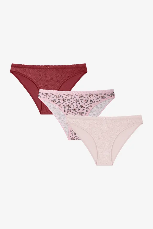 PENTI Clara Pointel Floral 3-Pack Briefs