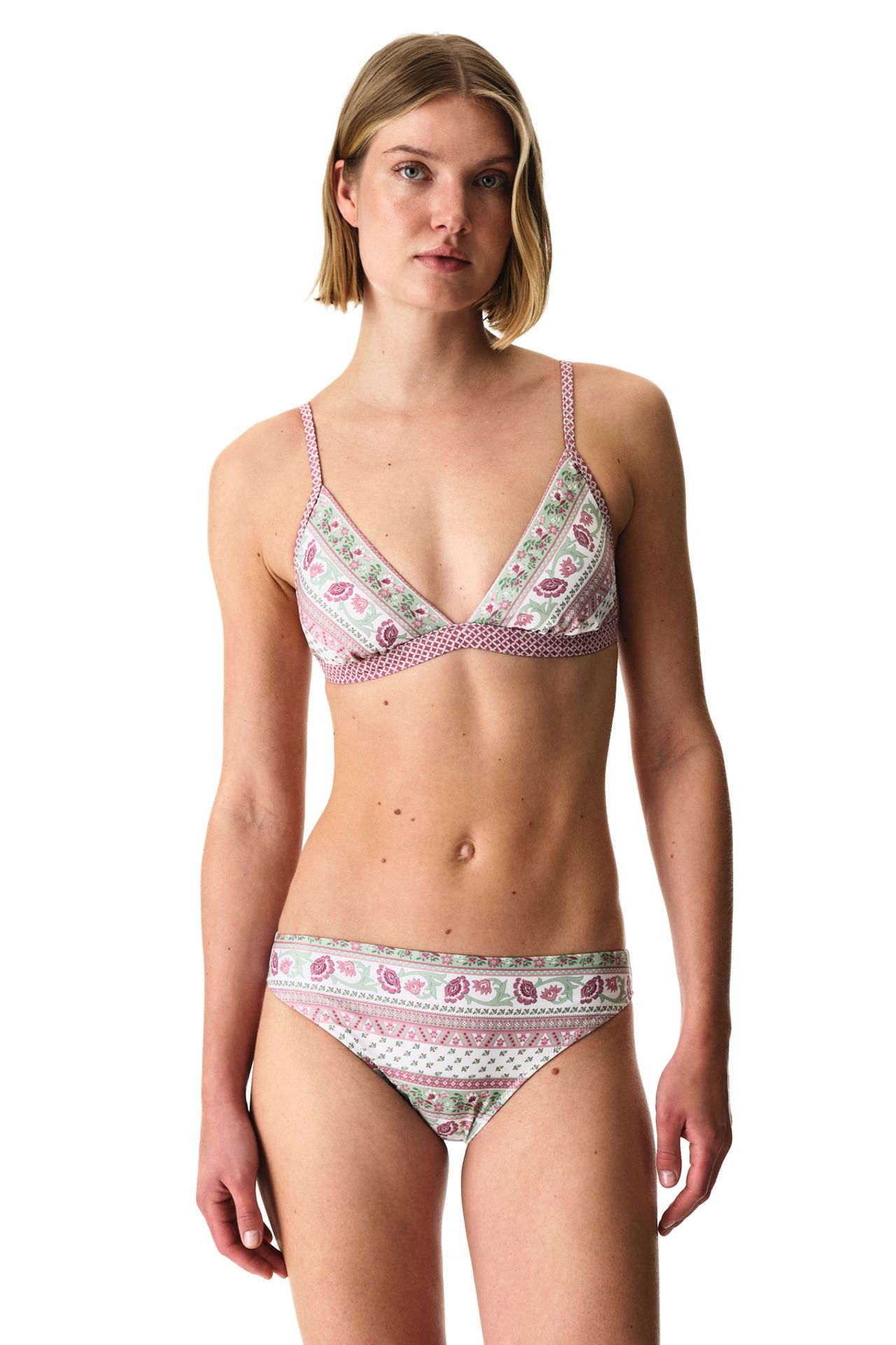 PENTI Liriane Floral Mid-Waist Bikini Bottom 3