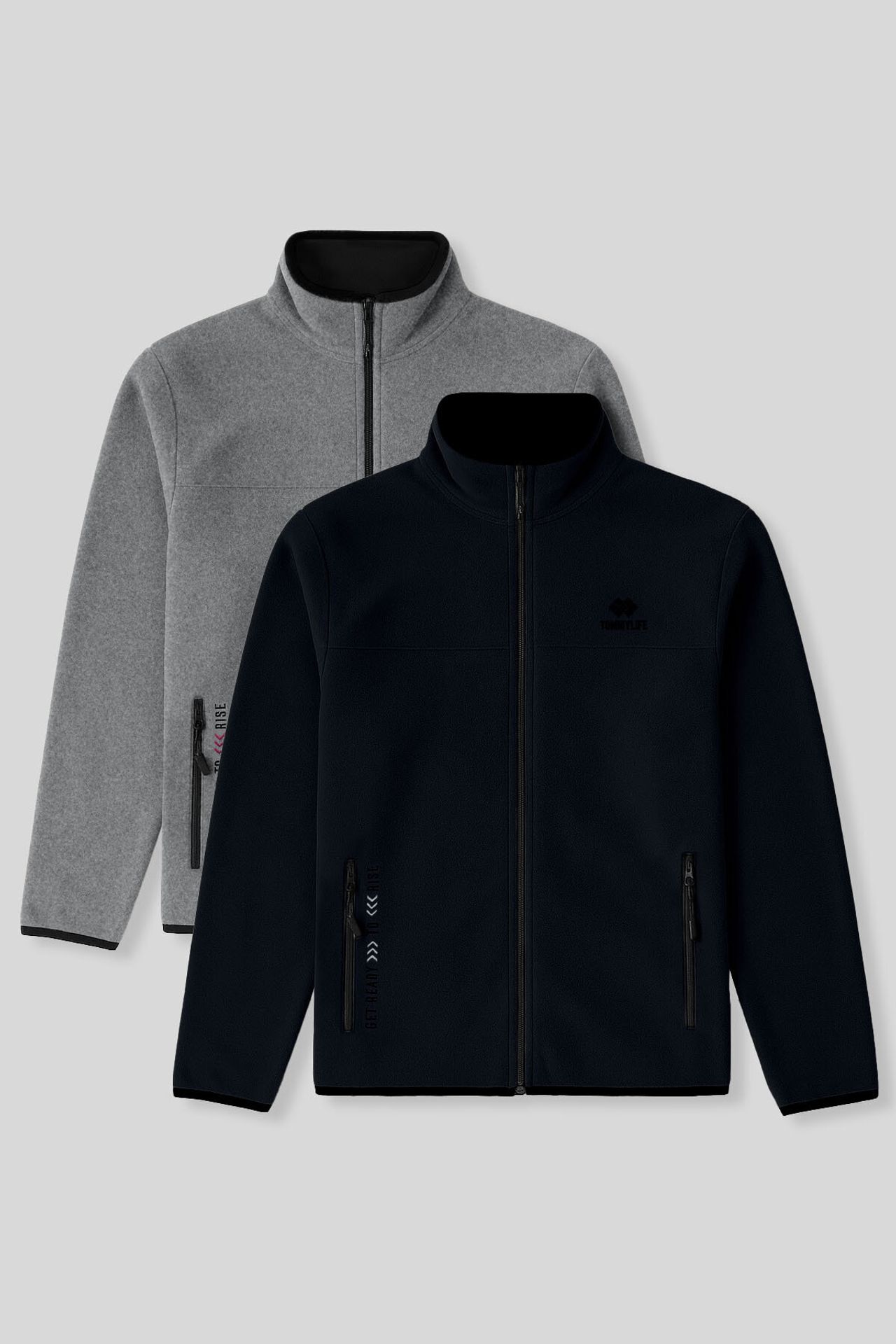 TOMMY Men's Plush Zip-Front Sweatshirt 1