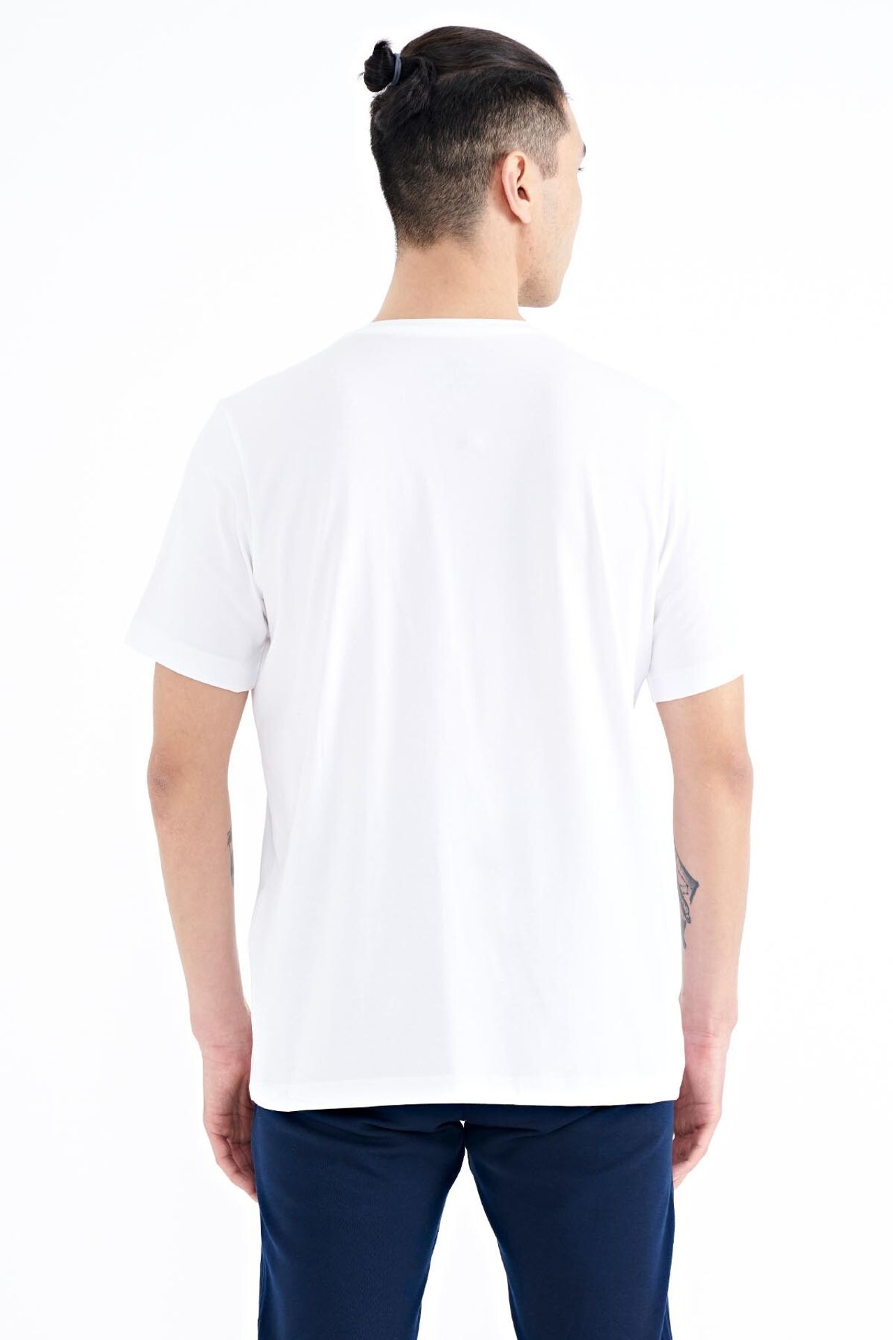 TOMMY Printed Crew Neck T-Shirt With Patch 5