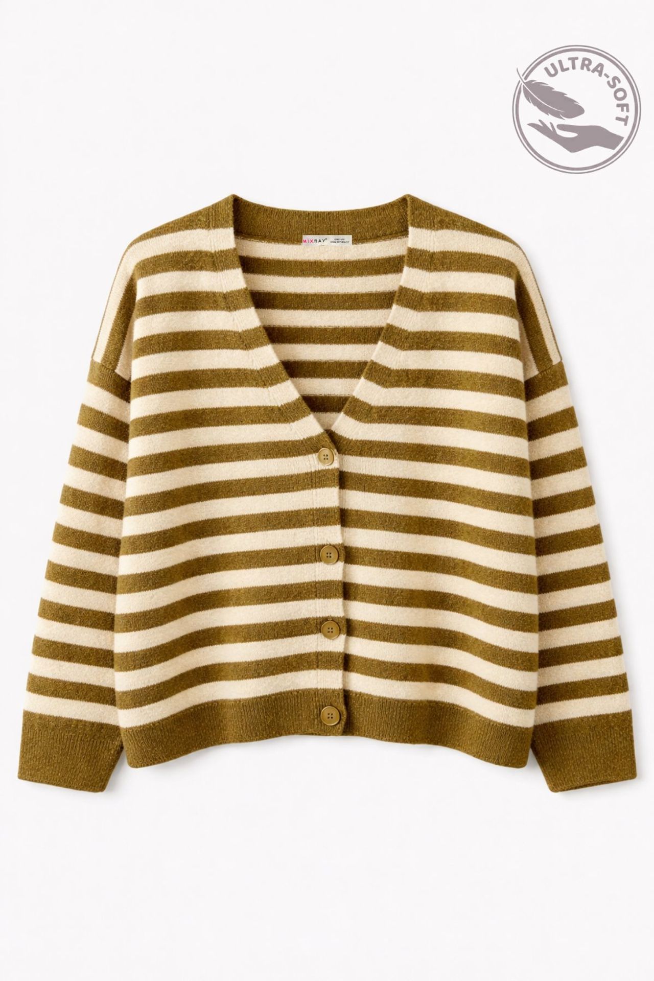 MIXRAY Cotton Blend Cardigan 2