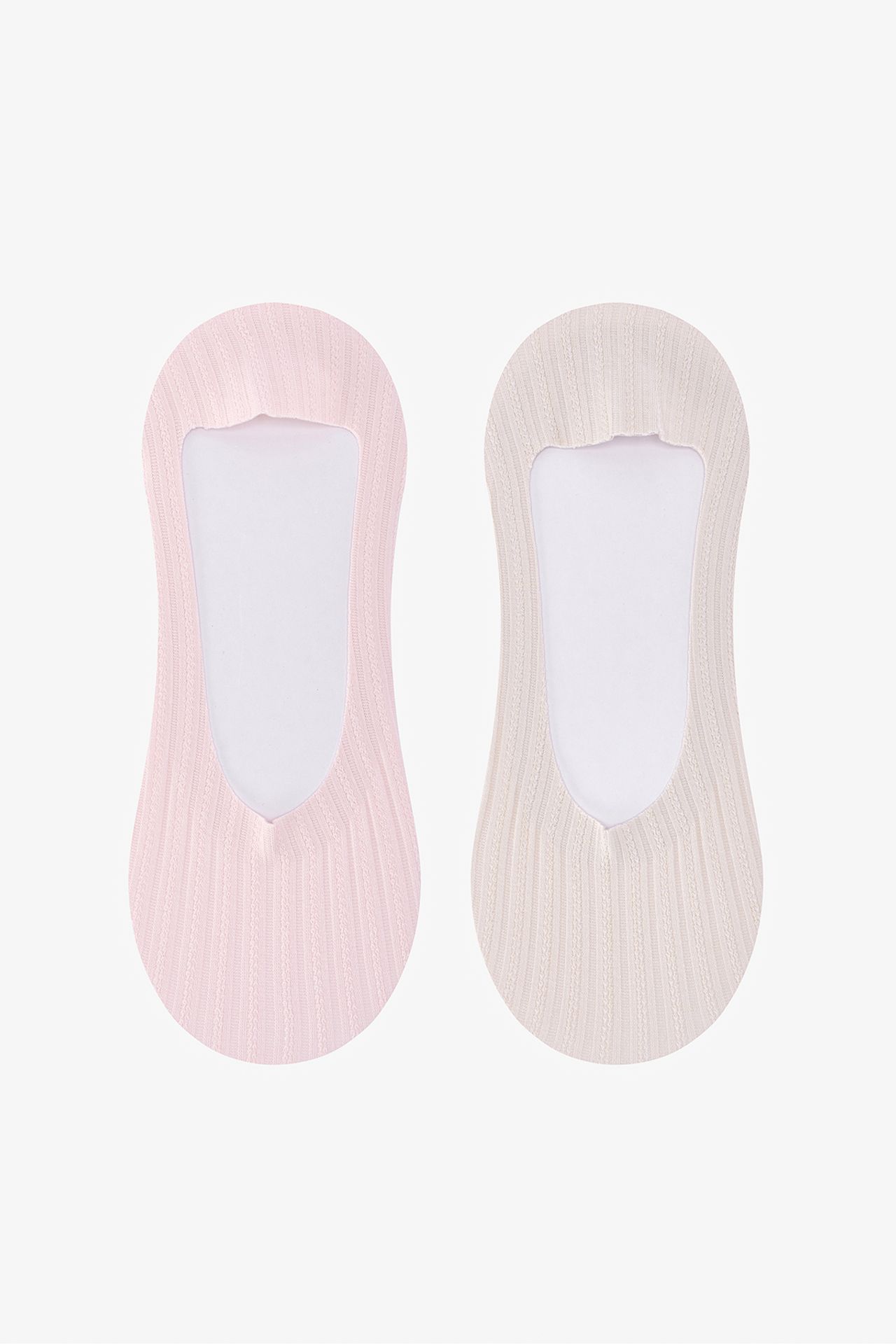 PENTI Jacquard Seamless 2 Pairs Ballet Socks 1