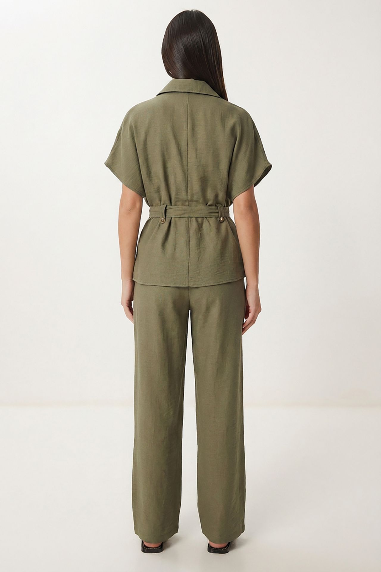ISTANBUL Belted Long Wide Leg Co-Ord Set 5