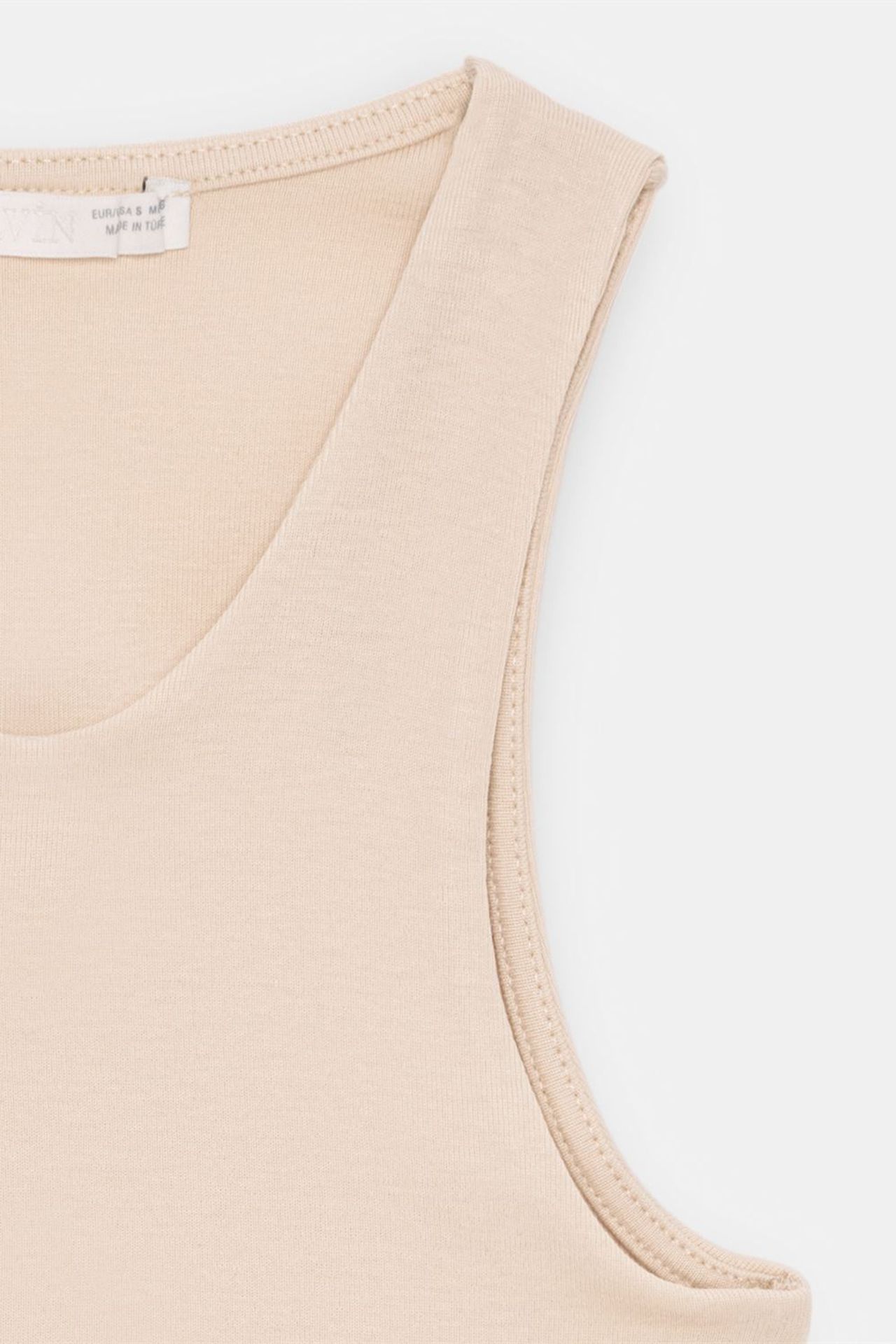 DILVIN Ribbed Sleeveless Crop Blouse 7