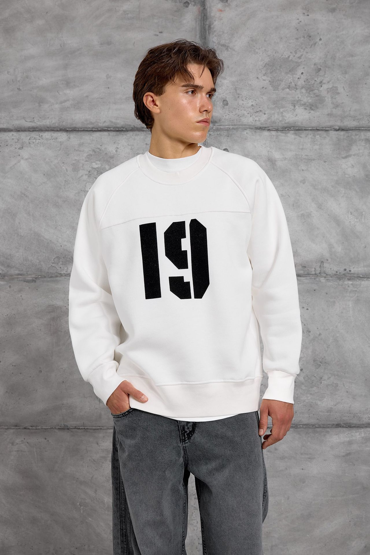NOMARC Regular Kalıp Bisiklet Yaka Sweatshirt 4