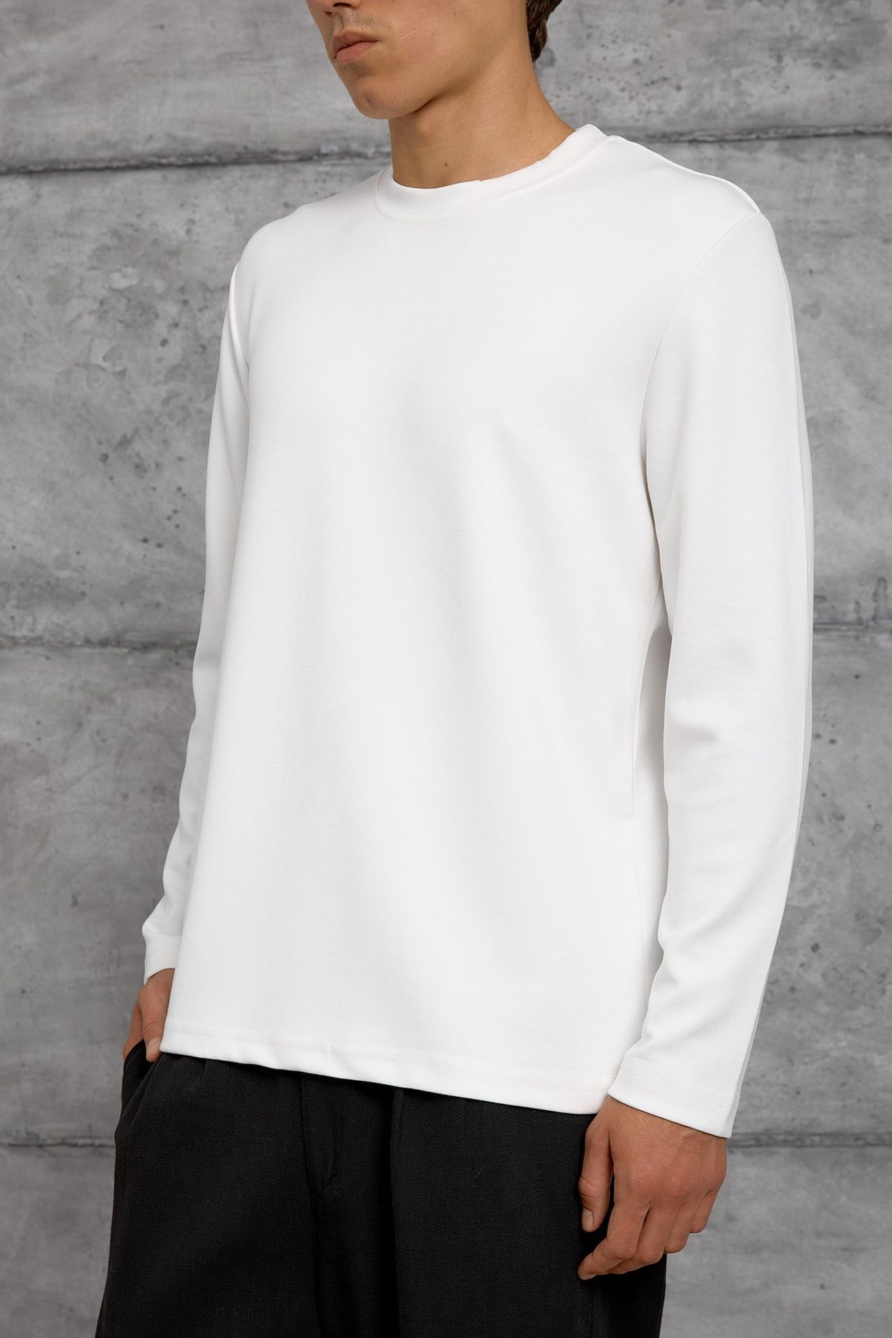 NOMARC Normal Kalıp Bisiklet Yaka Sweatshirt 3