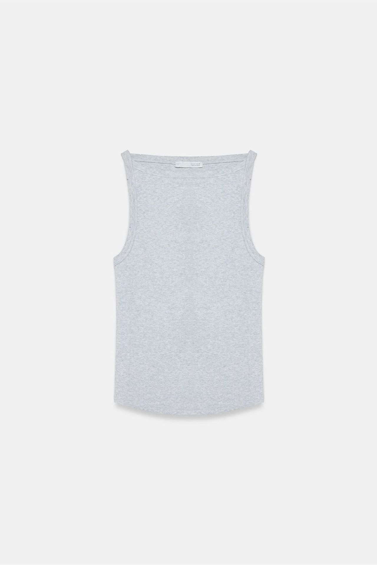 DILVIN Ribbed Cotton Halterneck Blouse 5