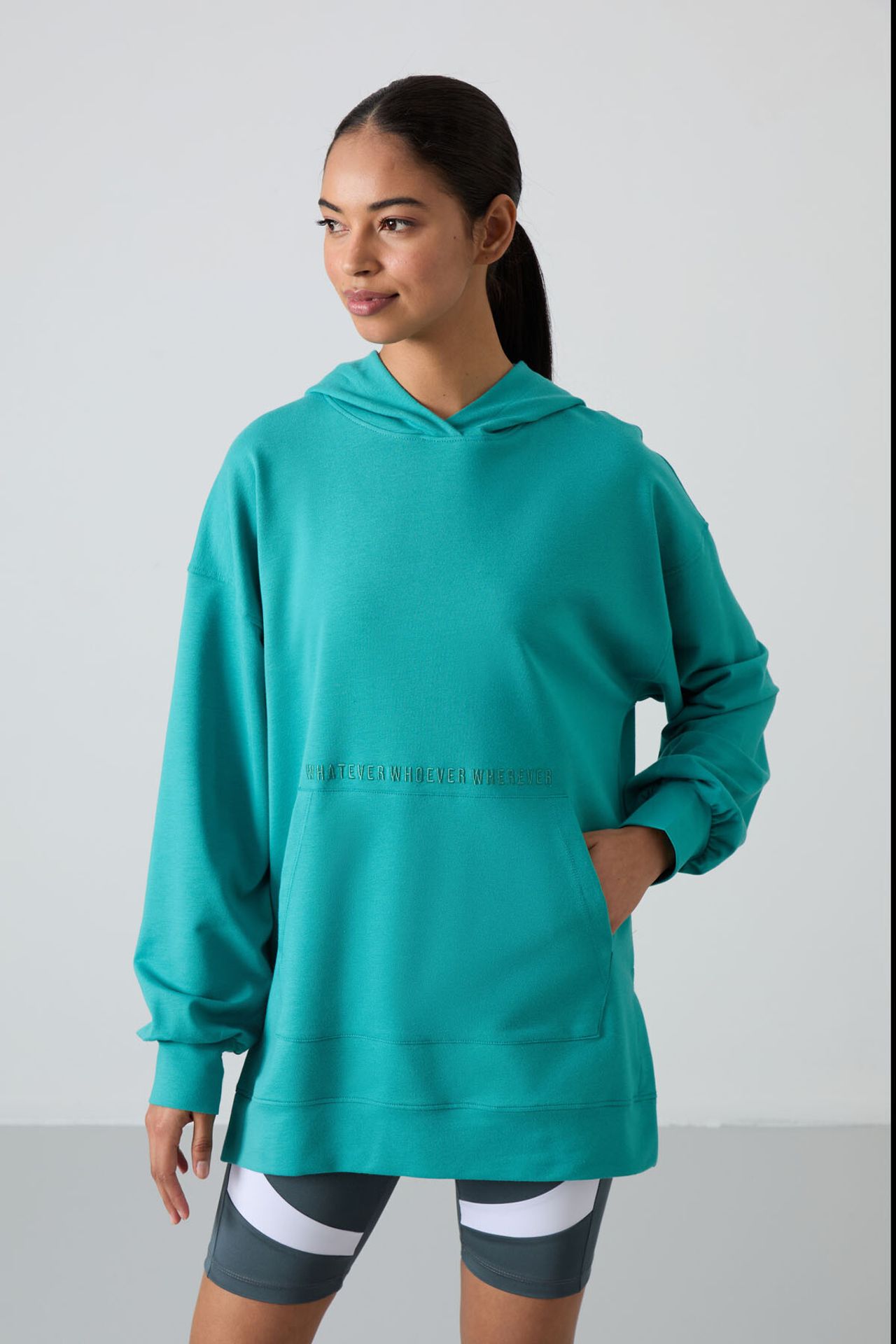TOMMY Oversized Printed Hooded Sweatshirt 5