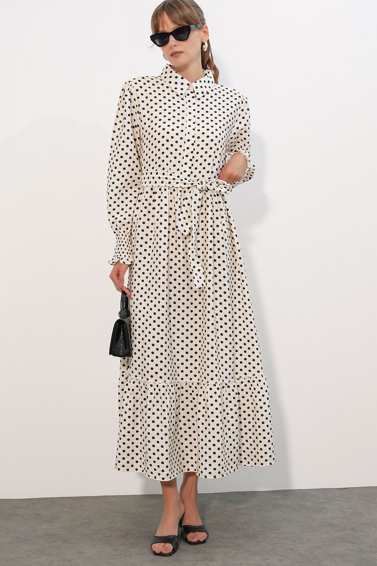 BDART Paisley Belted Midi Shirt Dress 4