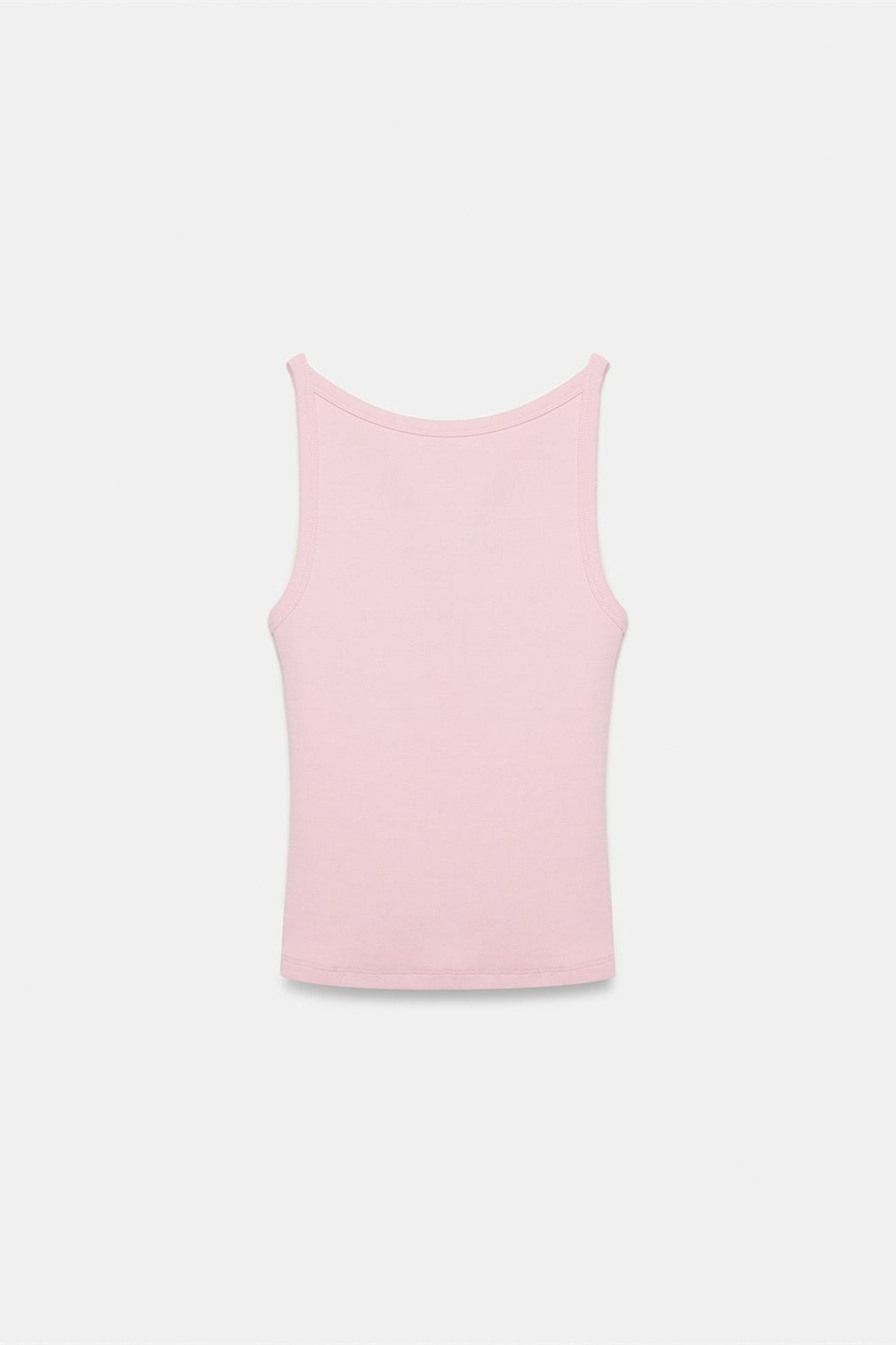 DILVIN Ribbed Halterneck Sleeveless Blouse 5