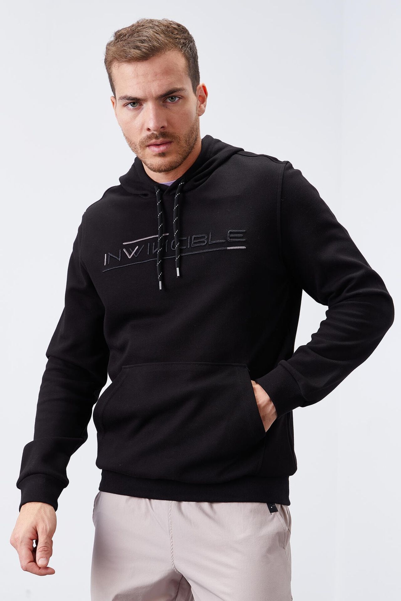 TOMMY Men's Printed Hooded Sweatshirt With Pocket 3