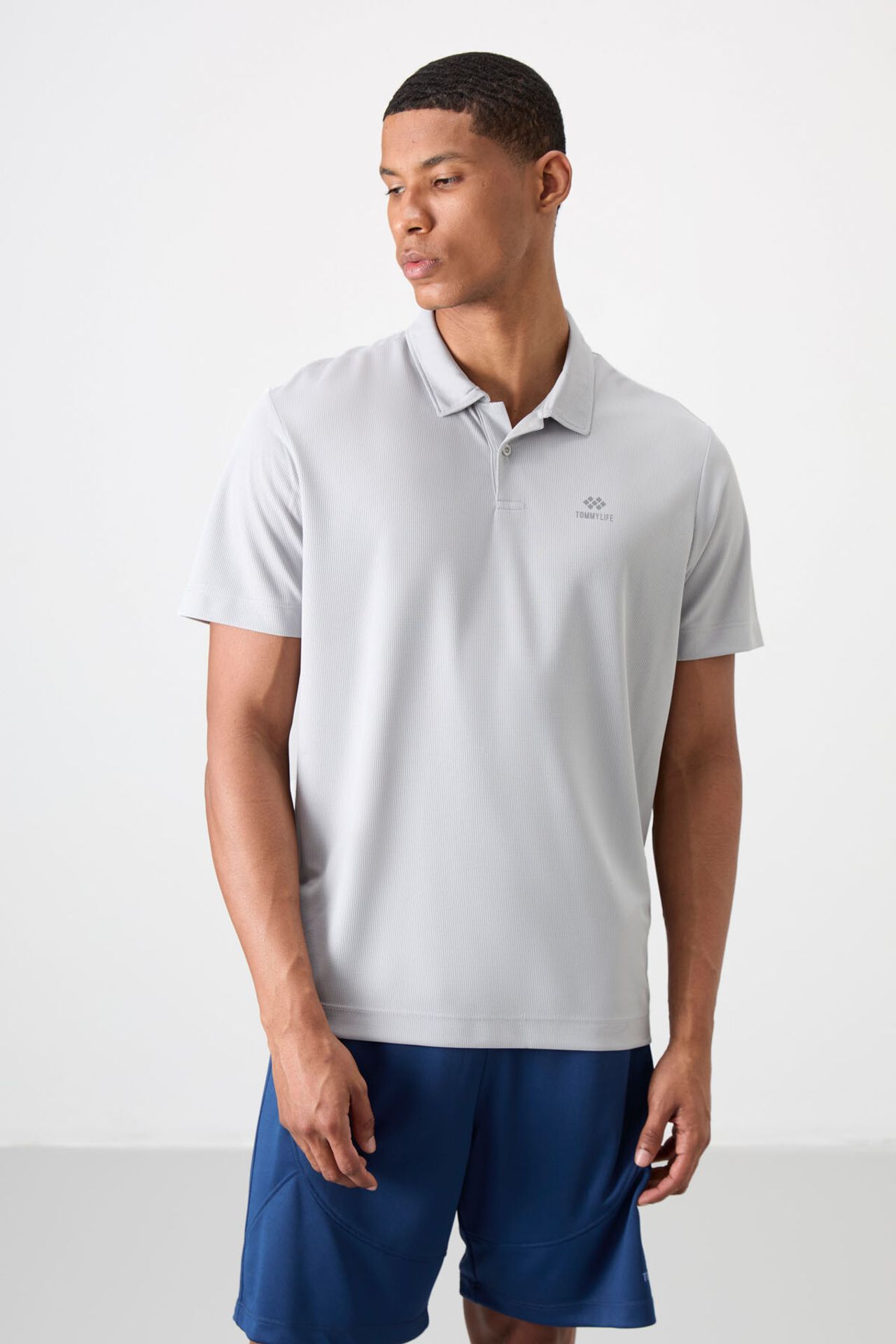 TOMMY Men's Polo Collar Short-Sleeve T-Shirt 3