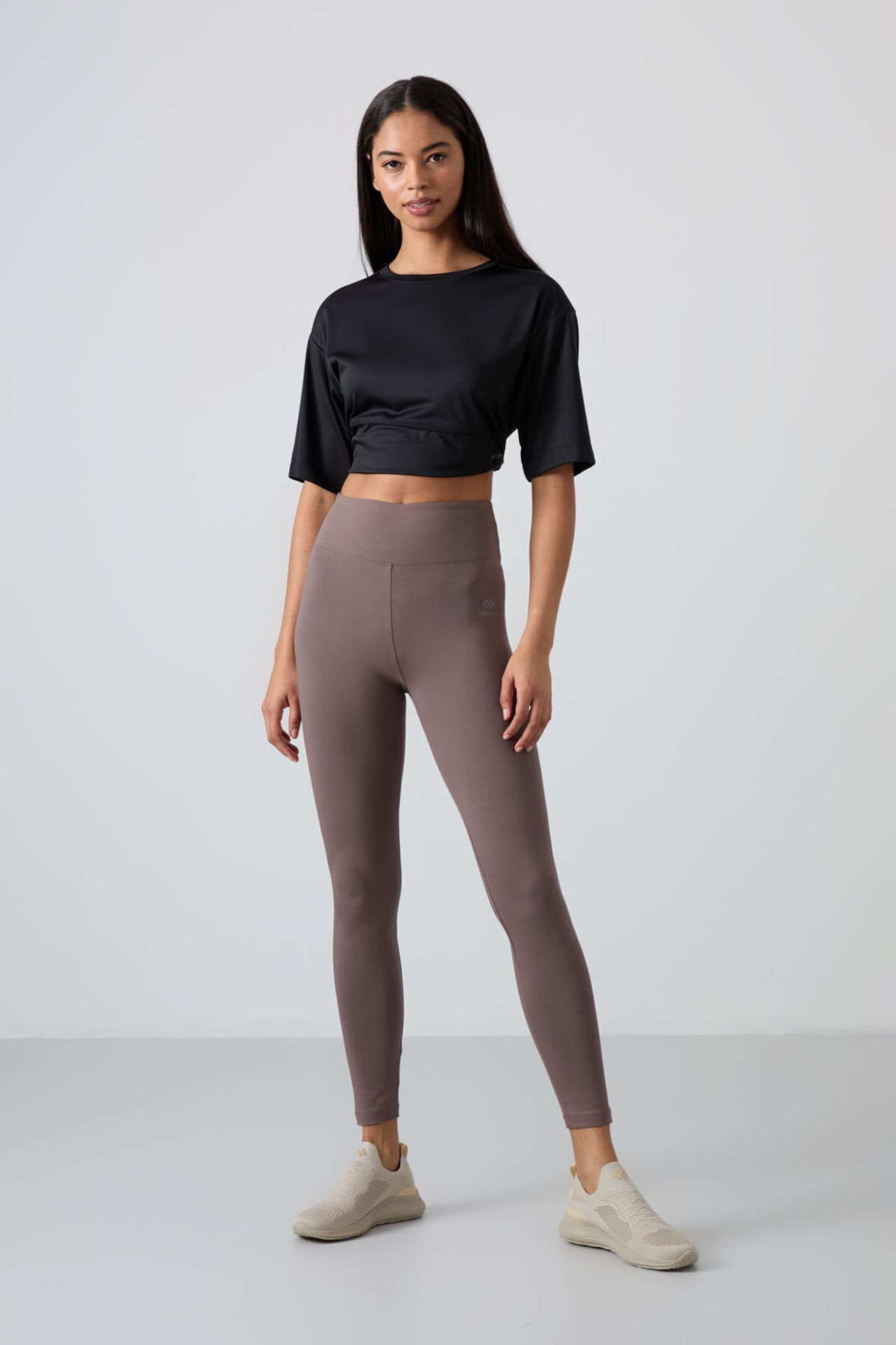 TOMMY High-Waist Cotton-Lycra Jersey Leggings