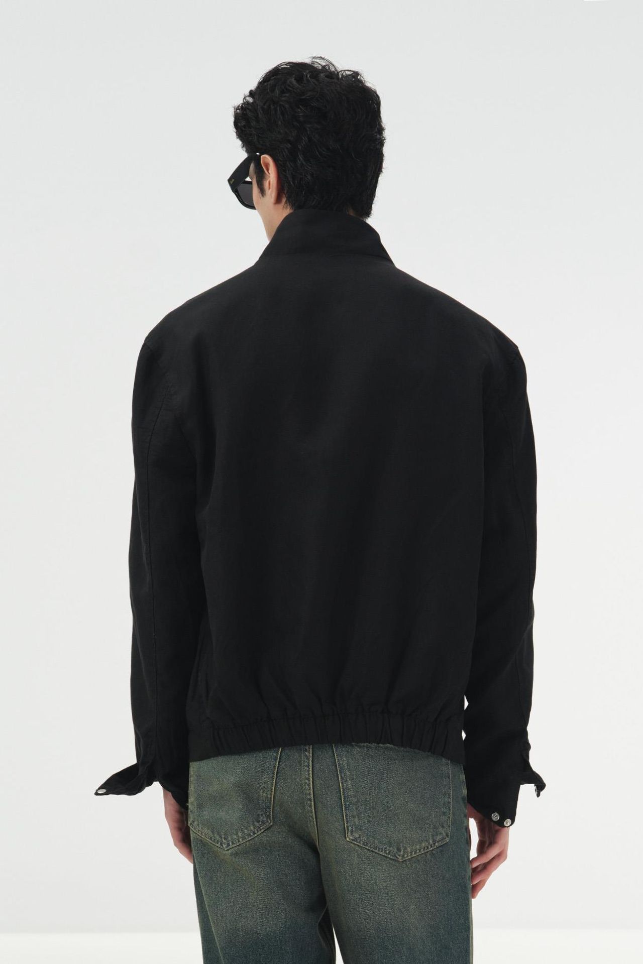 GIESTO Tencel Linen Jacket with Zipper 4