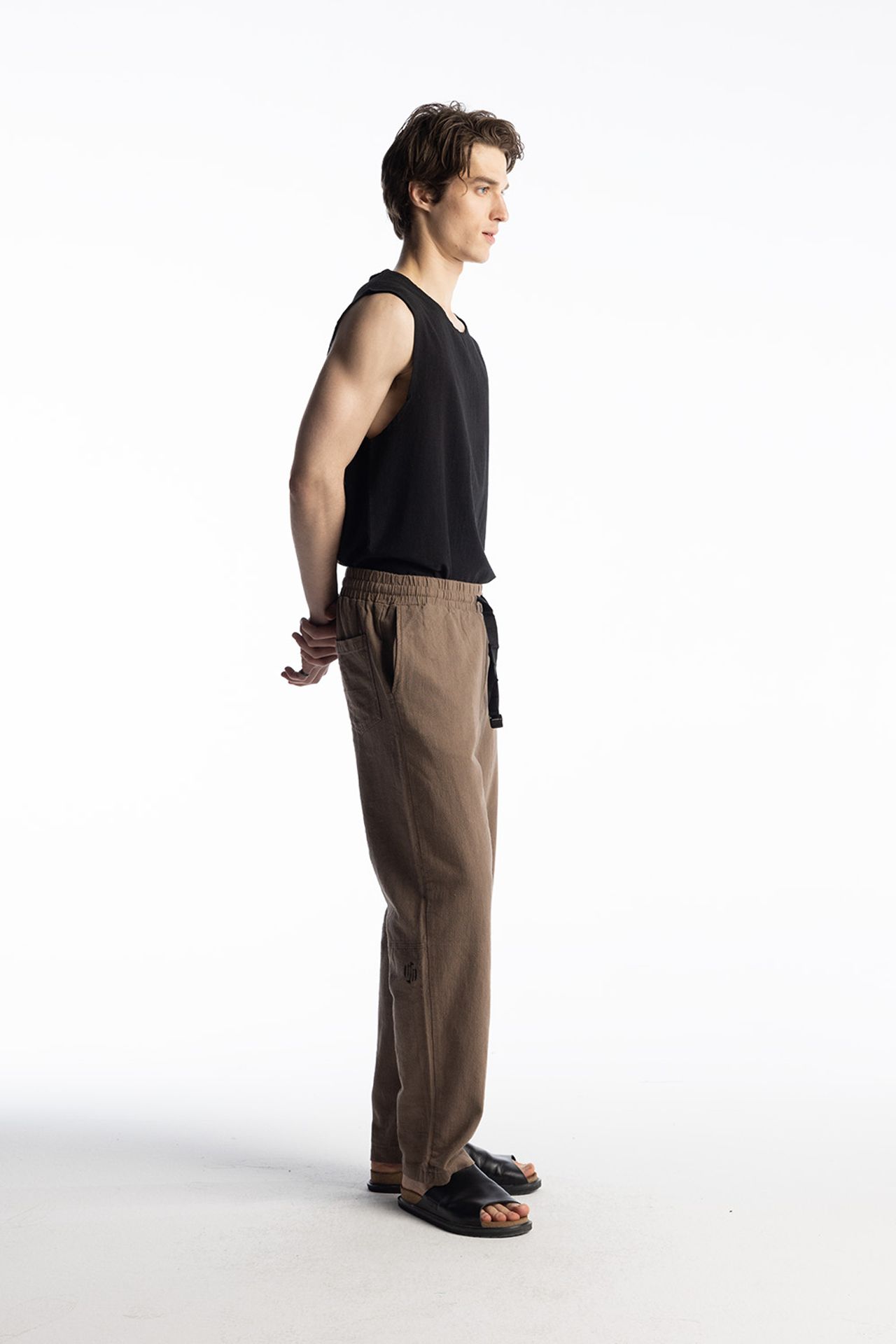 GIESTO Straight Leg Pants with Drawstring Waist 4