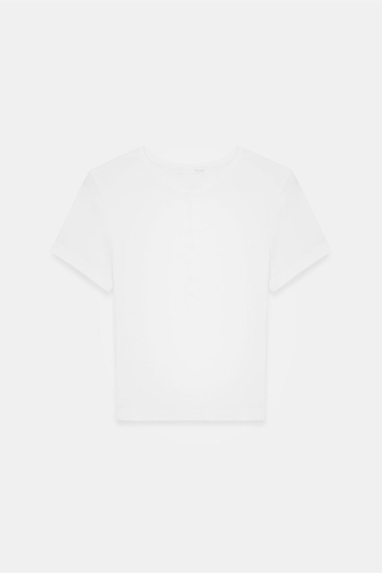 DILVIN Dar Kesim Kısa Jersey Bluz 5