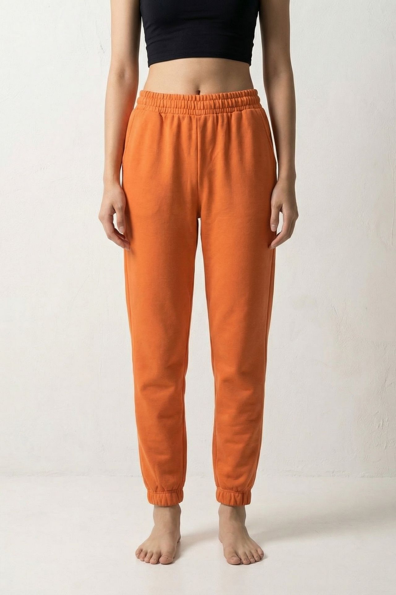 MY FASHION Elastic Waist Jogger Sweatpants 2