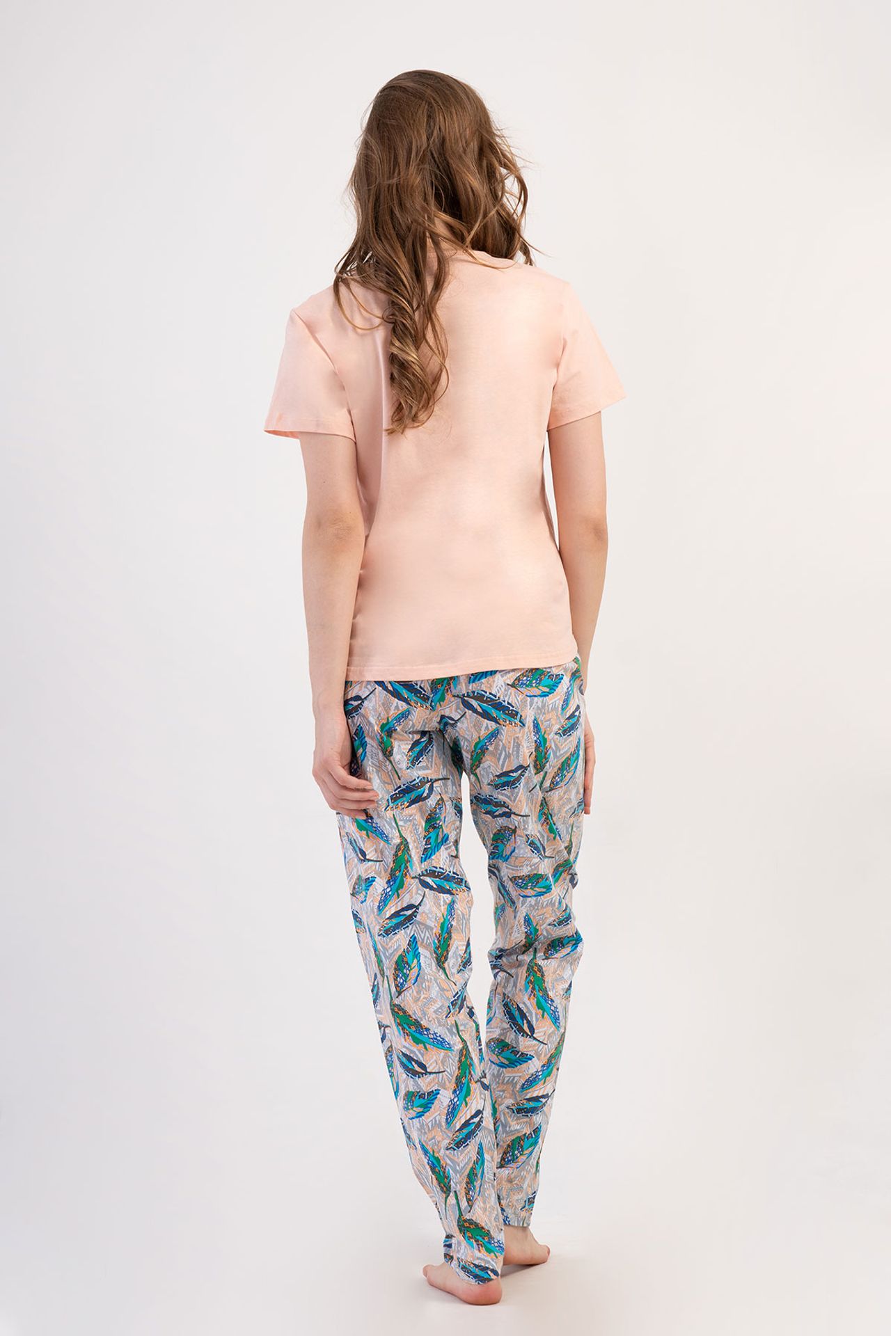 YAKE Rahat İki Parçalı Pijama Takımı 3