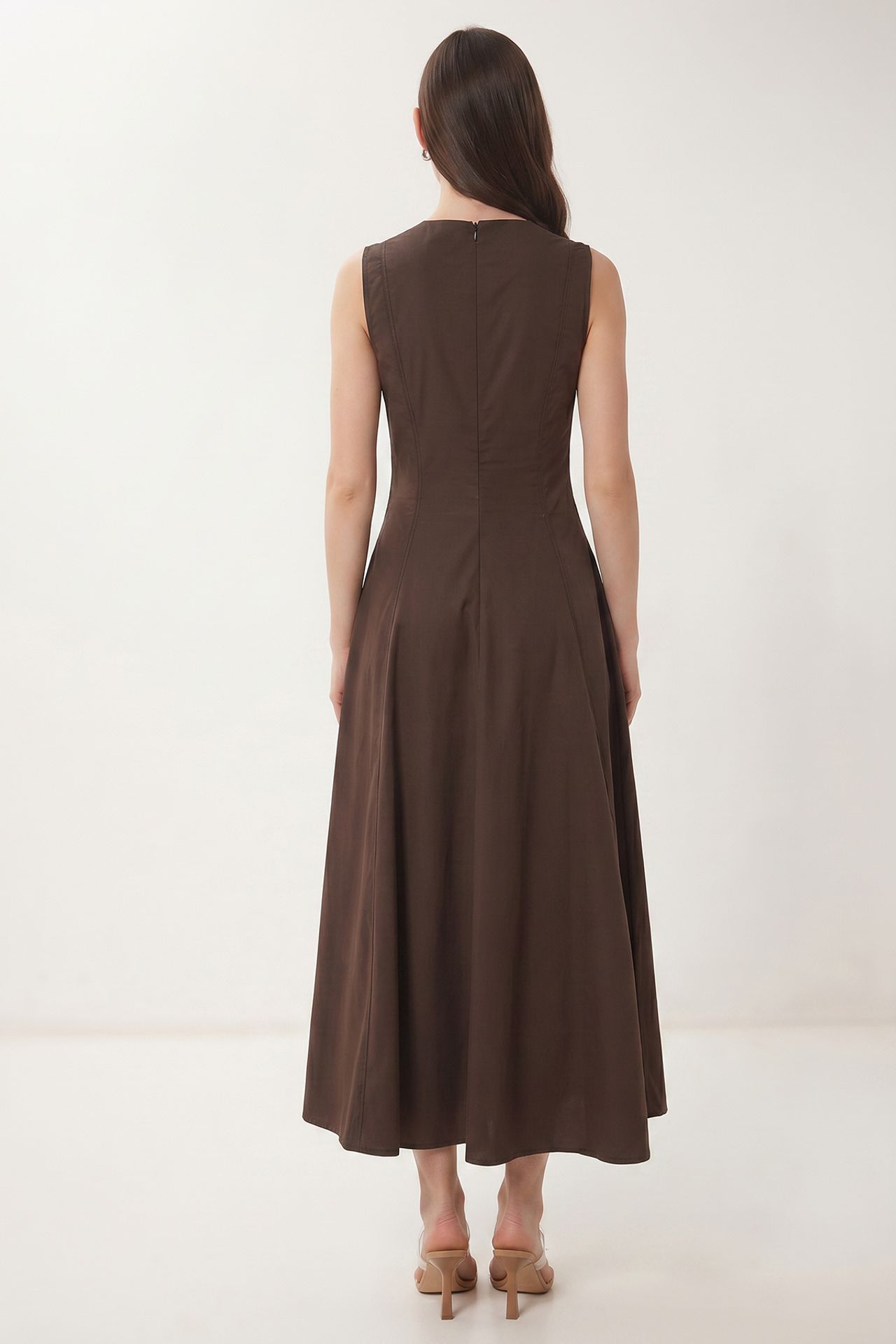ISTANBUL Cotton-Blend Maxi Dress 4