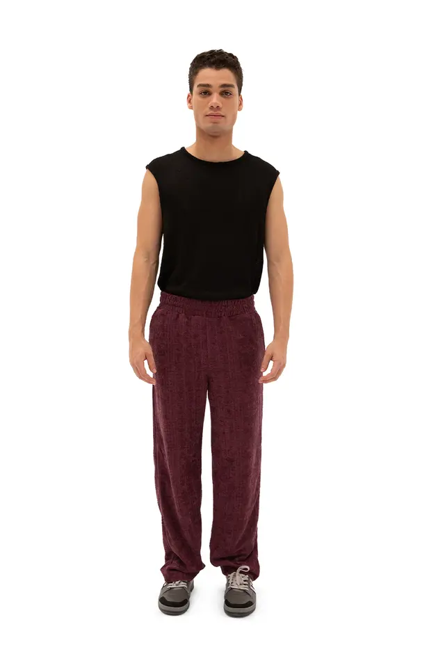 GIESTO Men's straight-leg knit pants