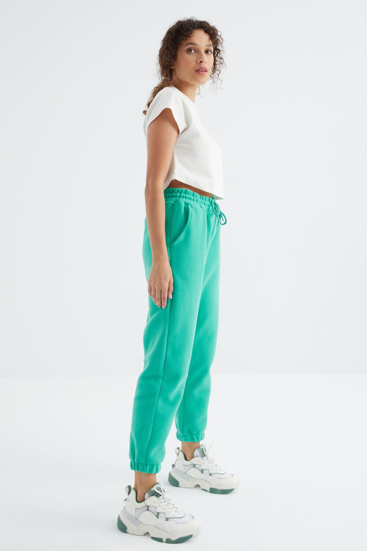TOMMY Women's High Waist Jogger Sweatpants 6