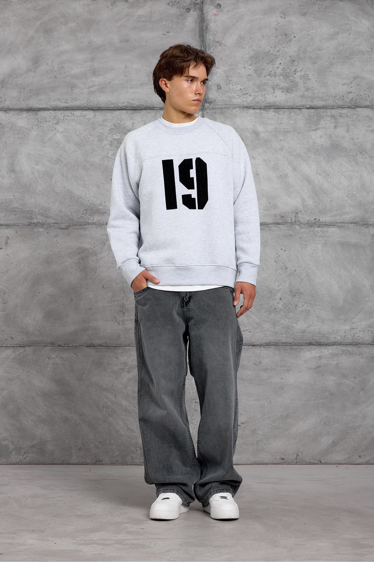 NOMARC Regular Kalıp Bisiklet Yaka Sweatshirt 2
