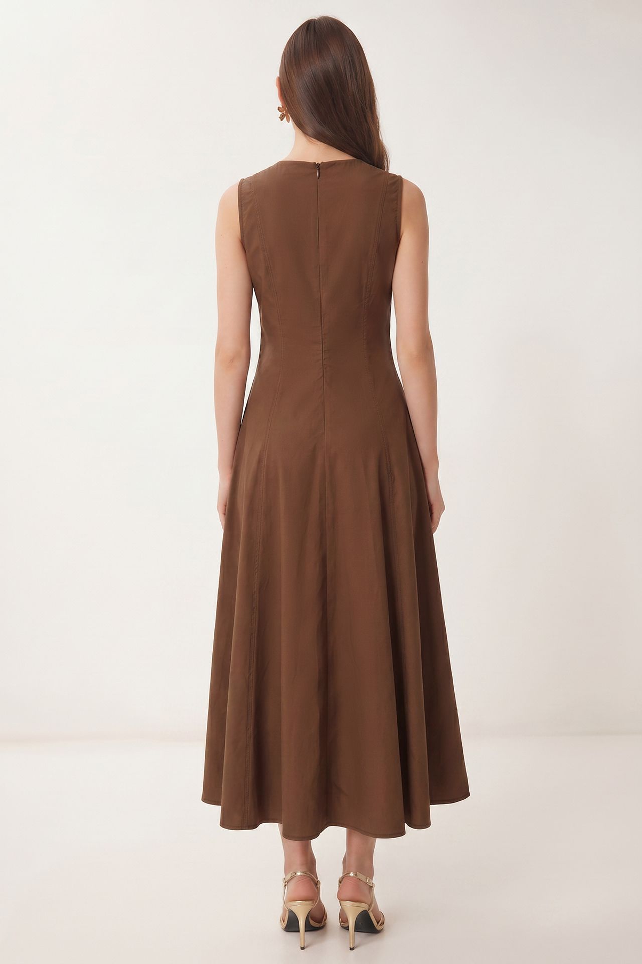 ISTANBUL Cotton-Blend Maxi Dress 4