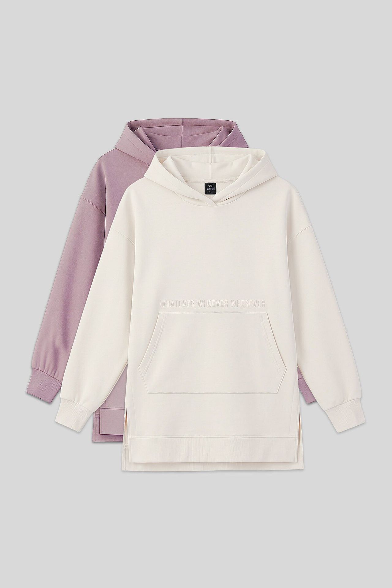 TOMMY Oversized Printed Hooded Sweatshirt With Pocket 1