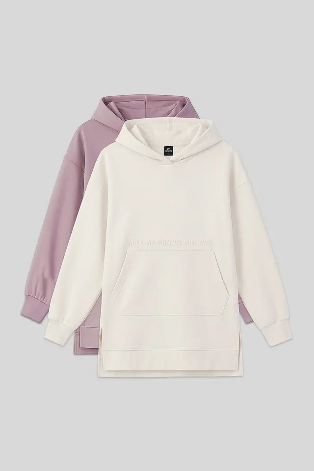TOMMY Oversized Printed Hooded Sweatshirt With Pocket