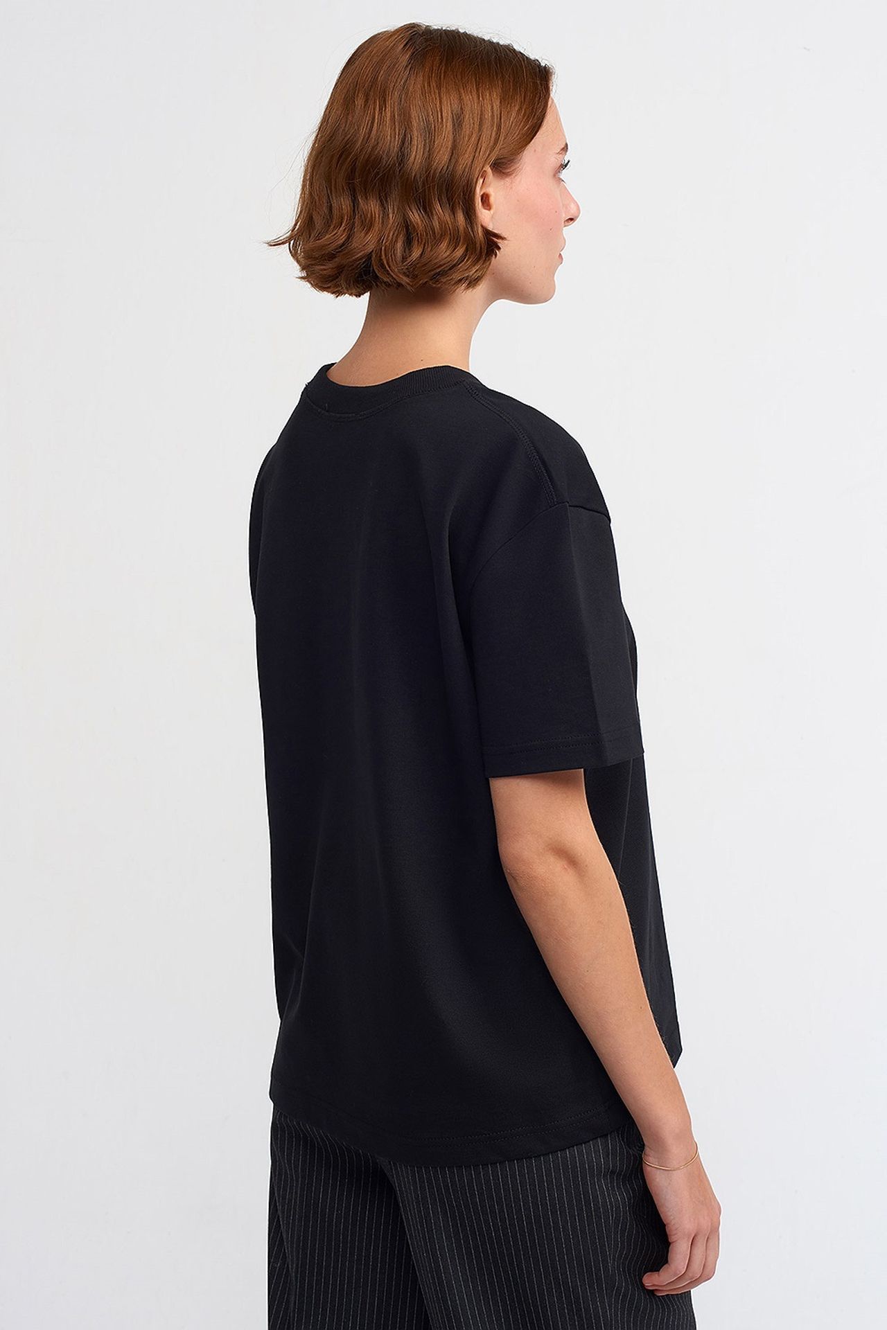 DILVIN Women's Cotton Crew Neck T-Shirt 2