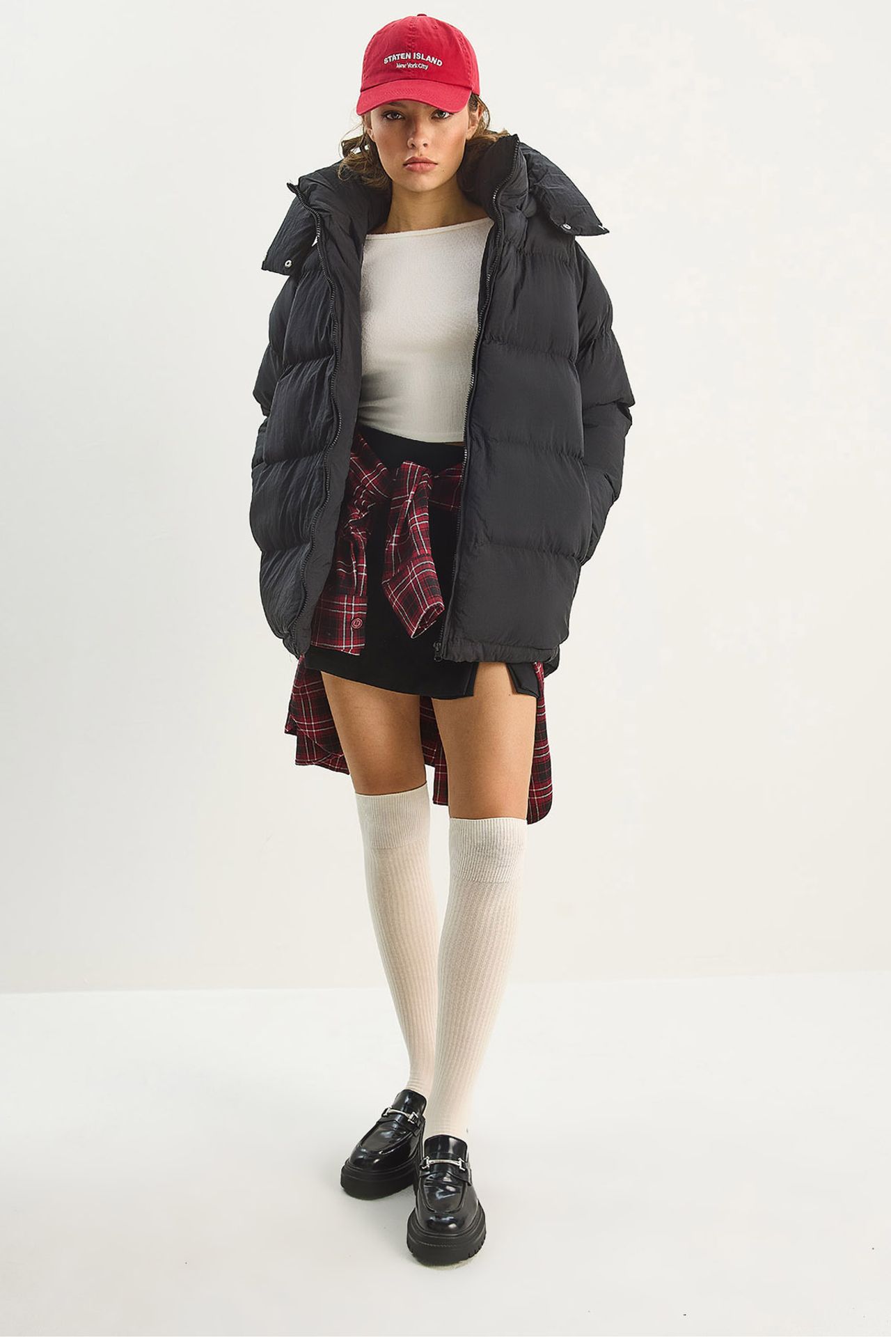 LUCCI Oversized Hooded Puffer Coat