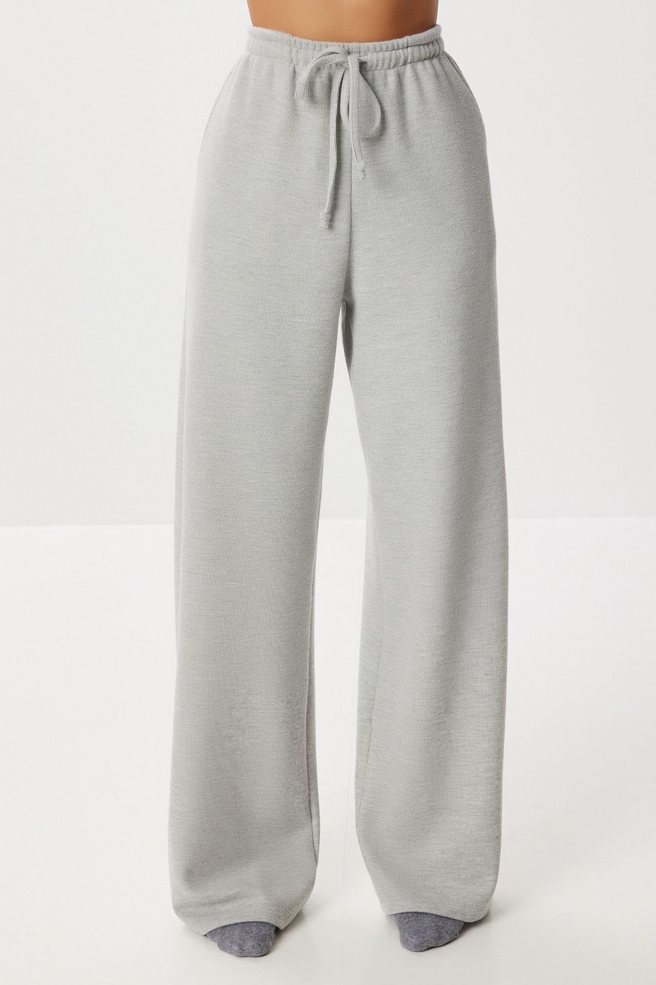 ISTANBUL Wide Leg Jogger Pants with Drawstring Closure 3