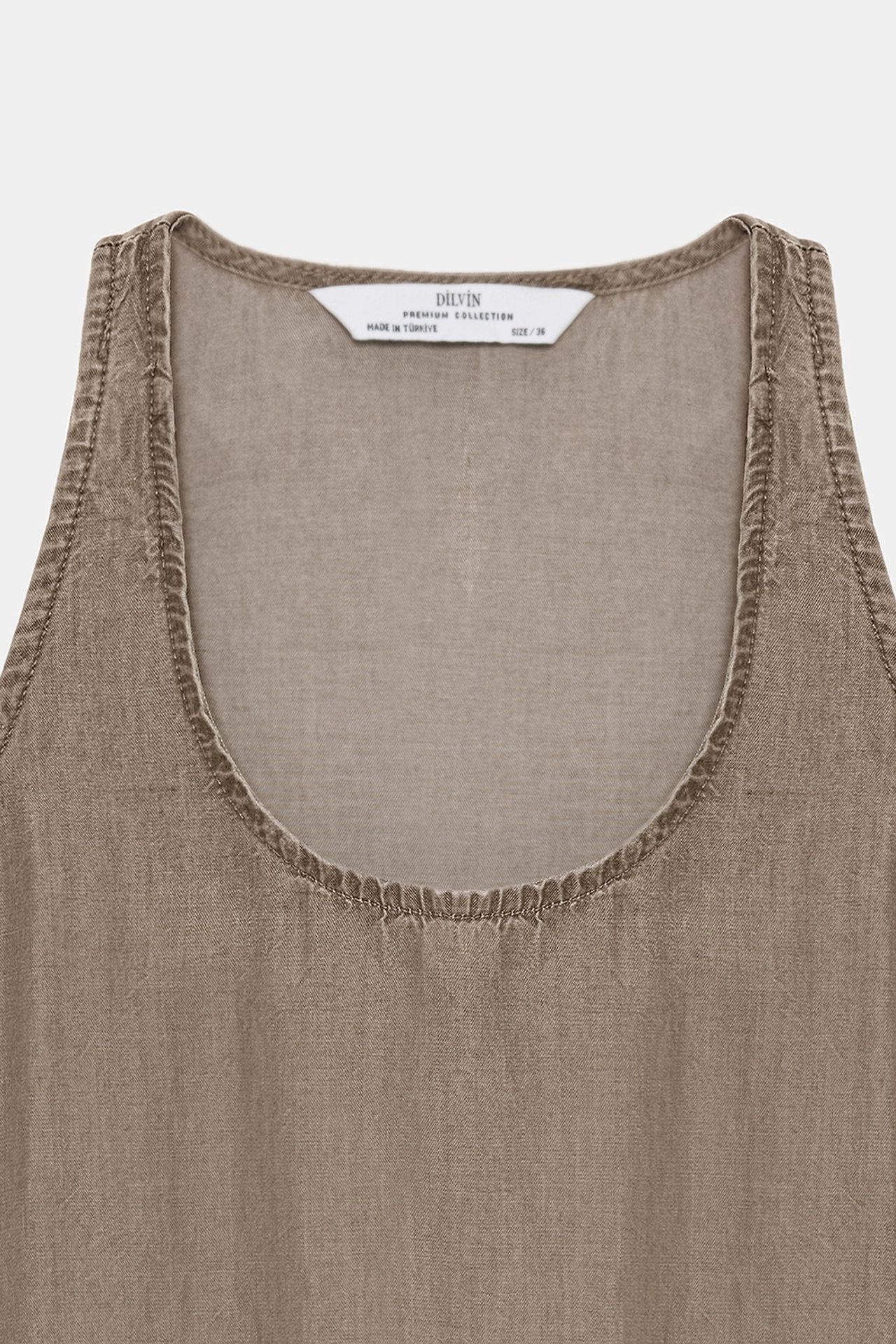 DILVIN Sleeveless Straight Maxi Dress 6
