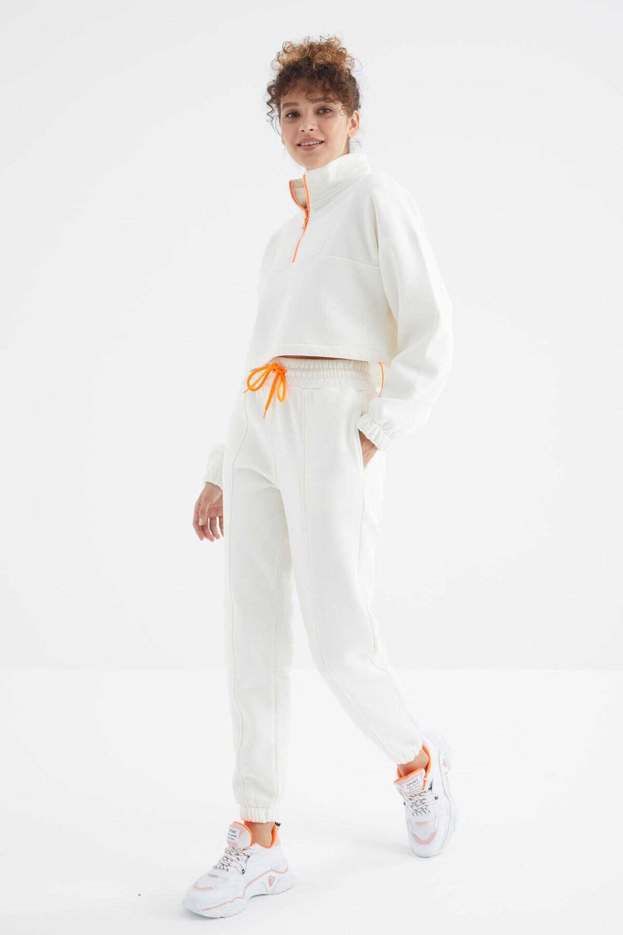 TOMMY Oversized Fleece Sweatshirt And Pants Set 3