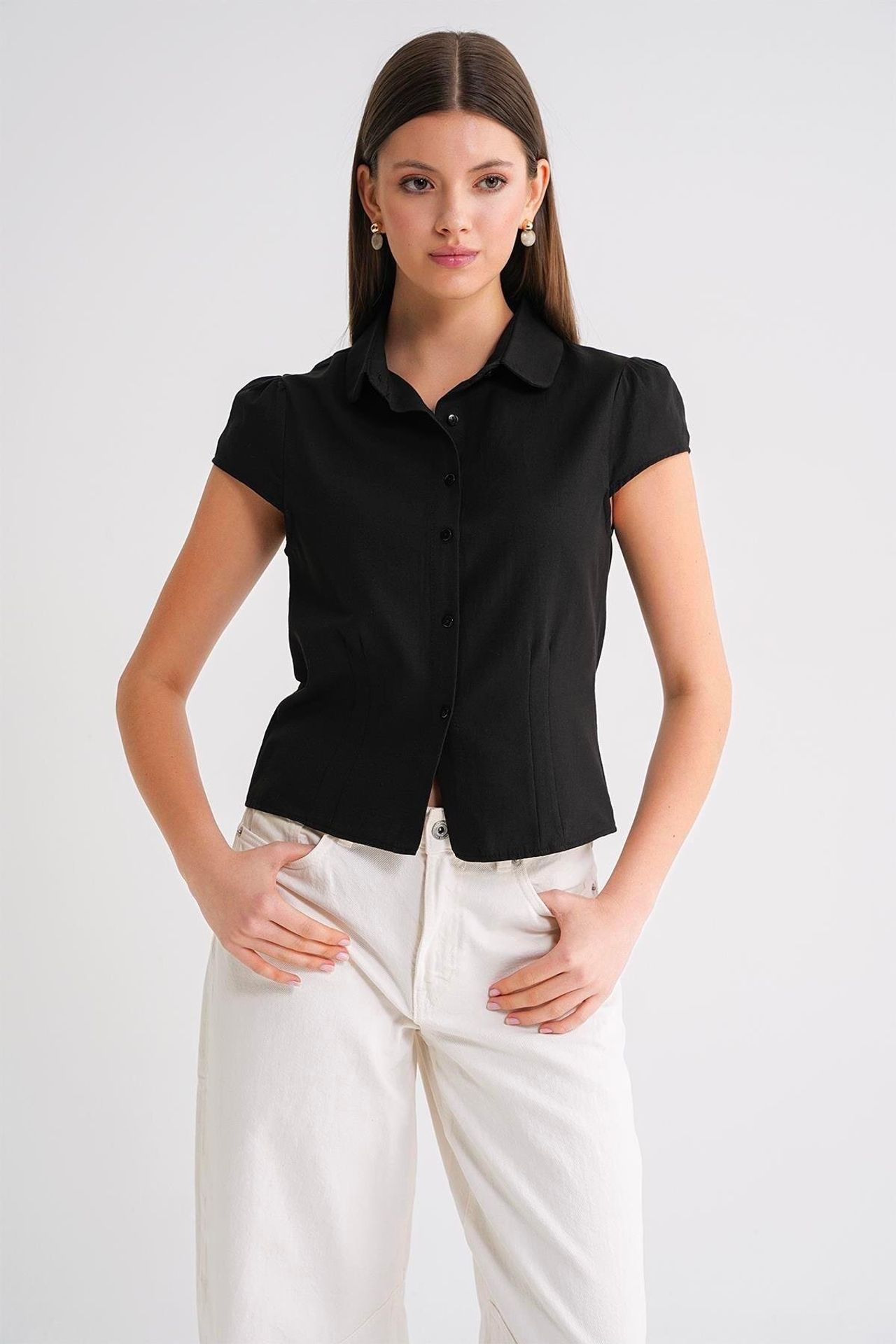 Mixray Slim Fit Poplin Shirt 1