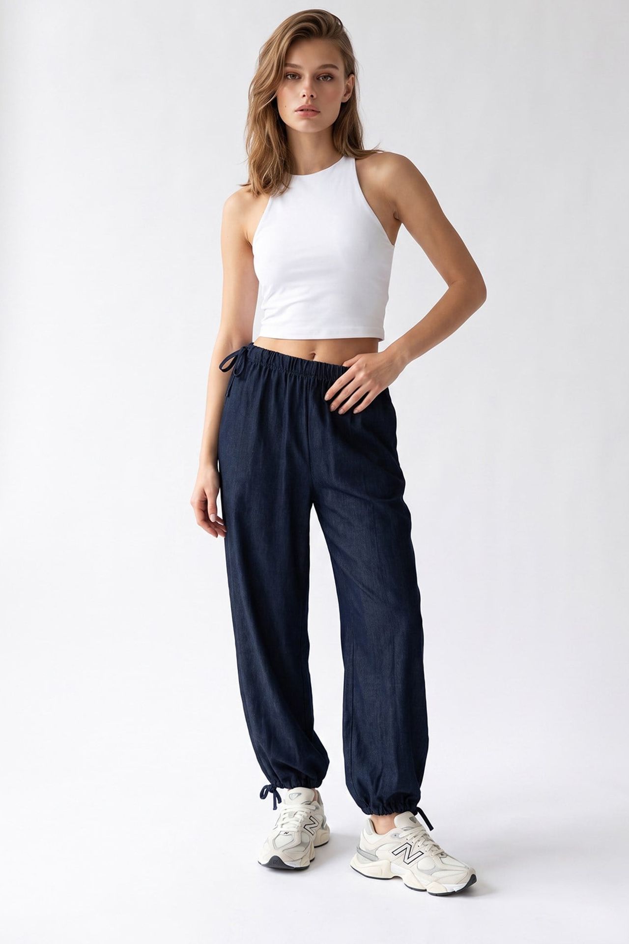 MIXRAY Tencel Straight-Leg Pants 3