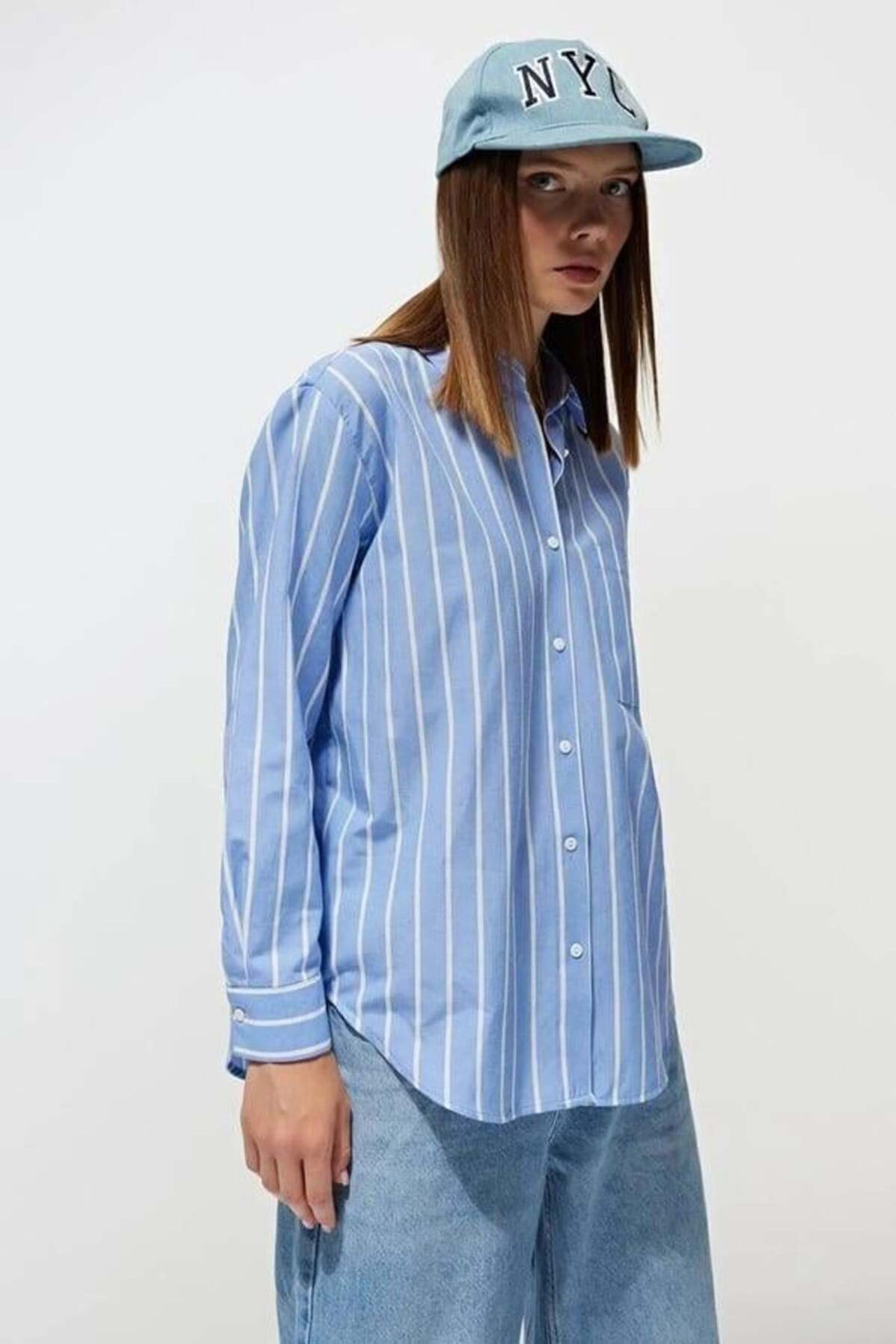 Mixray Striped Relaxed Fit Shirt 2